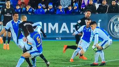 Mano Bustinza Leganes Real Madrid