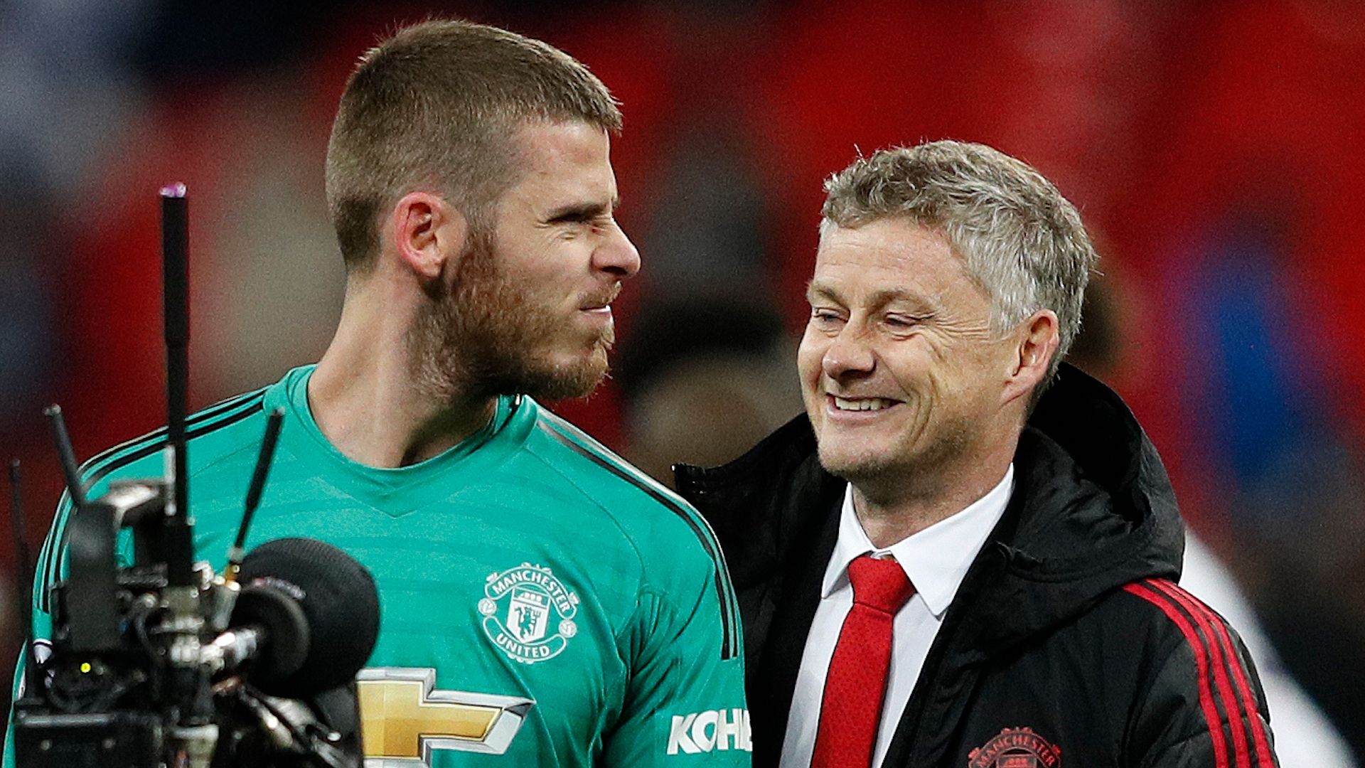 David de Gea & Ole Gunnar Solskjaer