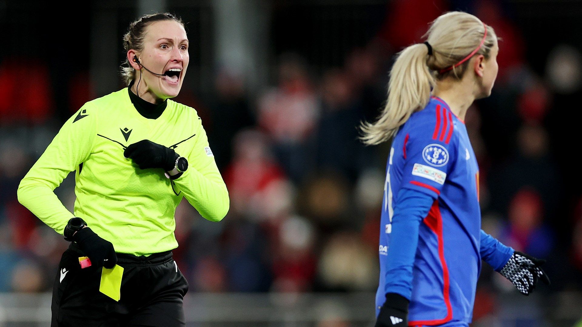 Lindsey Horan red card Lyon 2023