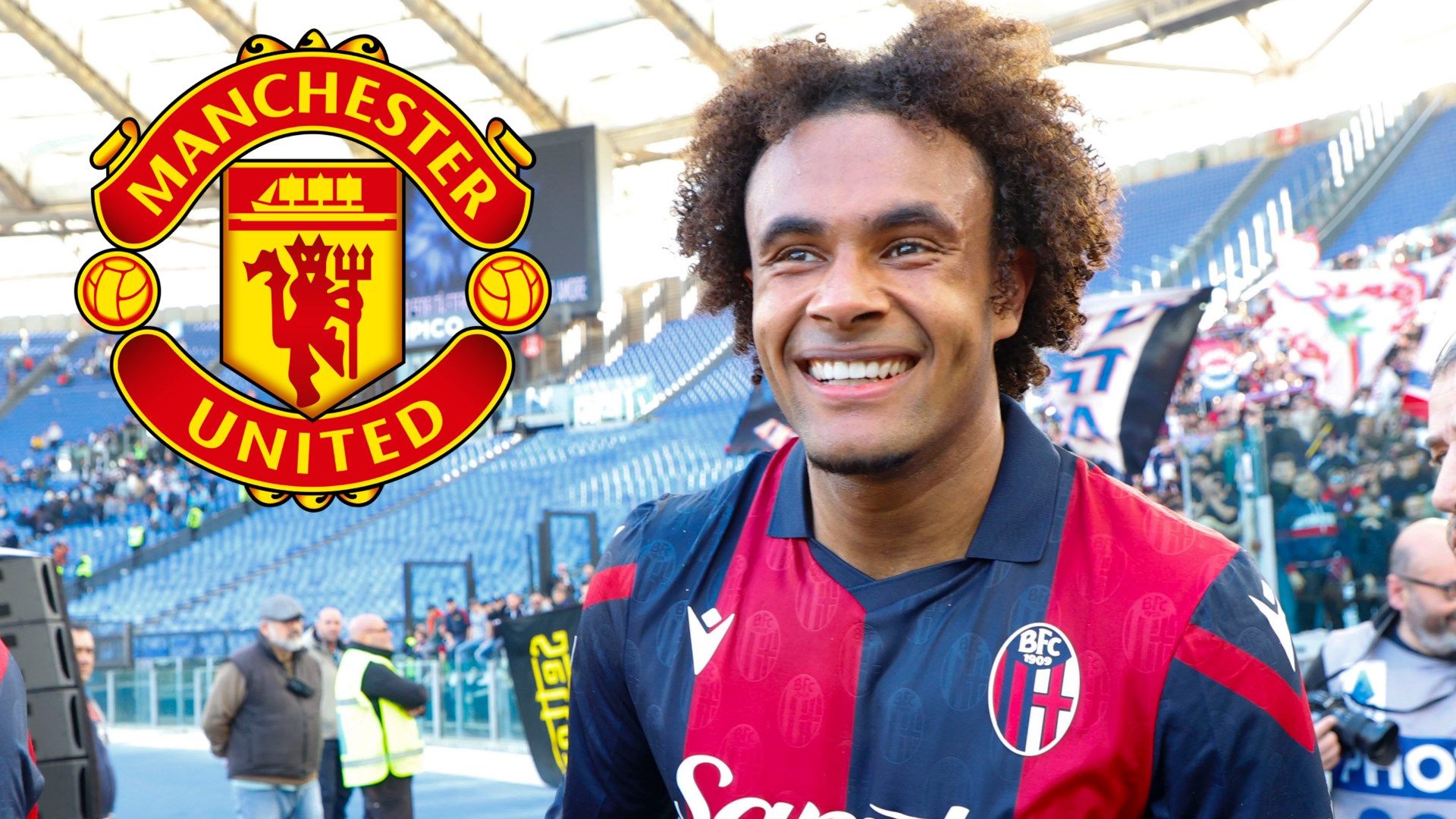 Joshua Zirkzee Man Utd GFX