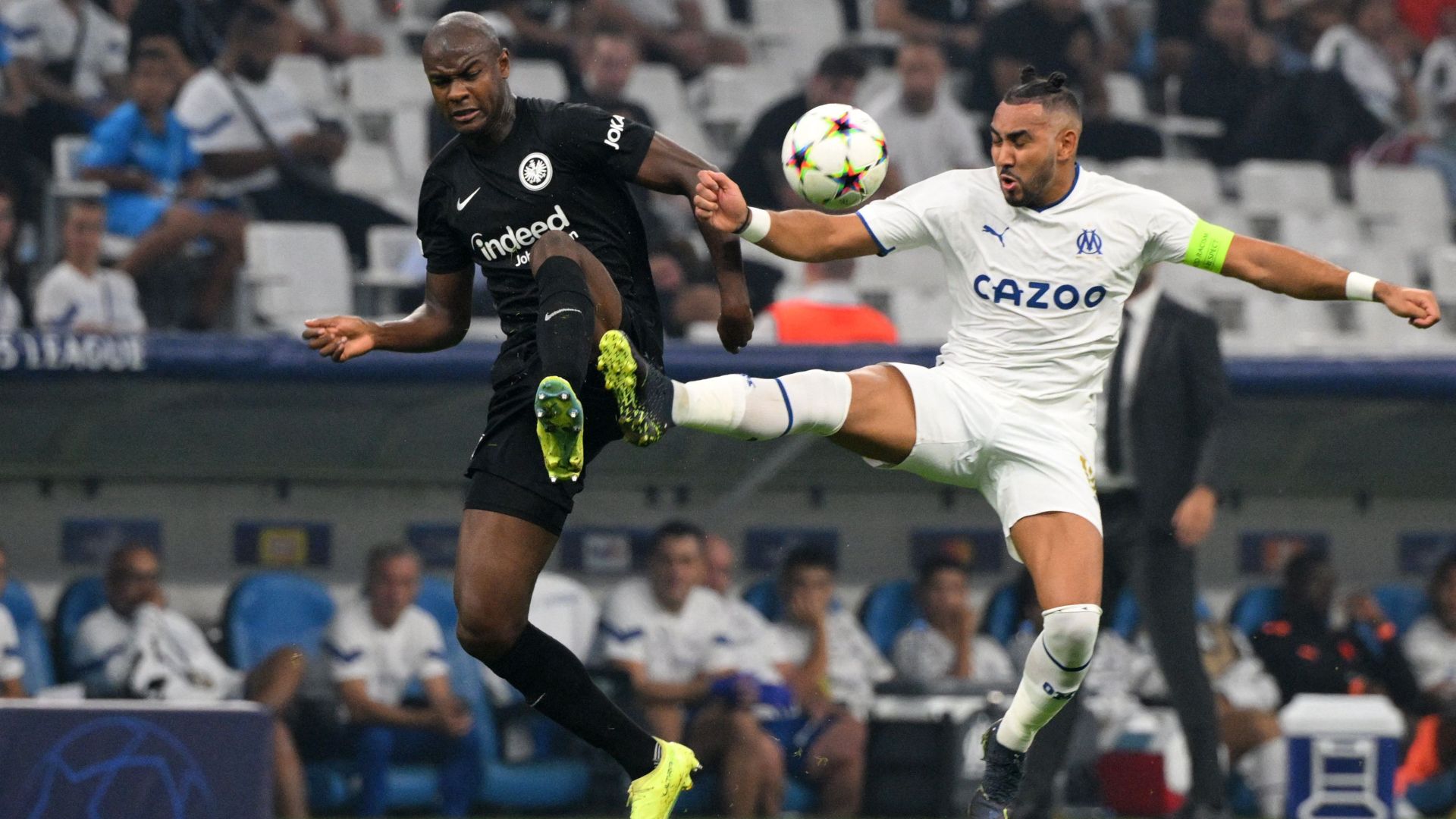 Dimitri Payet Evan N'Dicka Marseille Eintracht 13092022