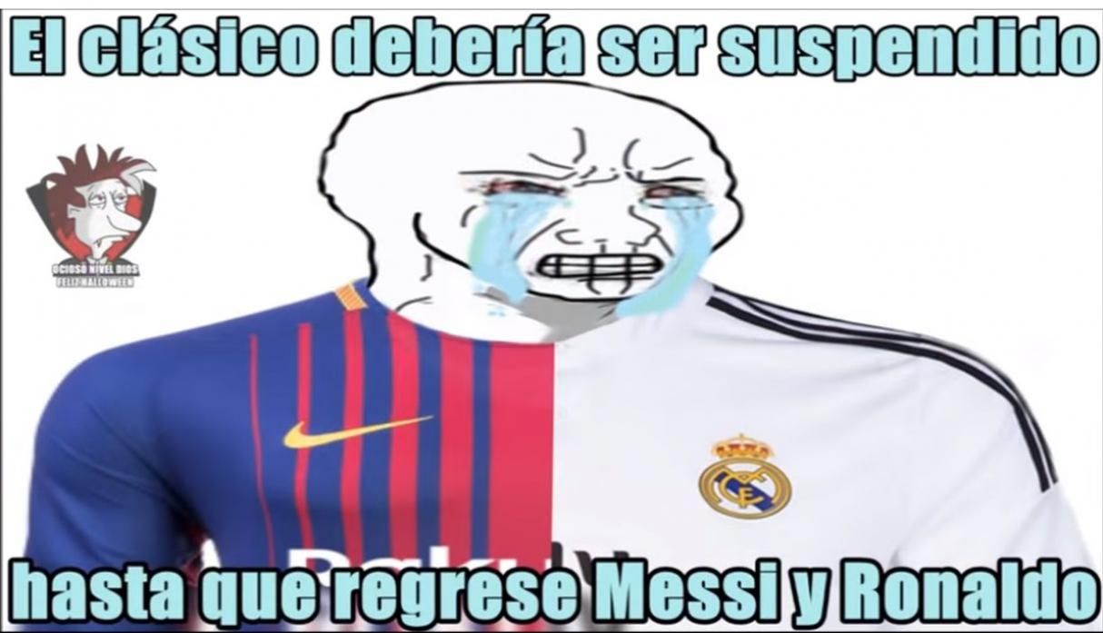 Memes Clásico Barcelona Real Madrid 281018