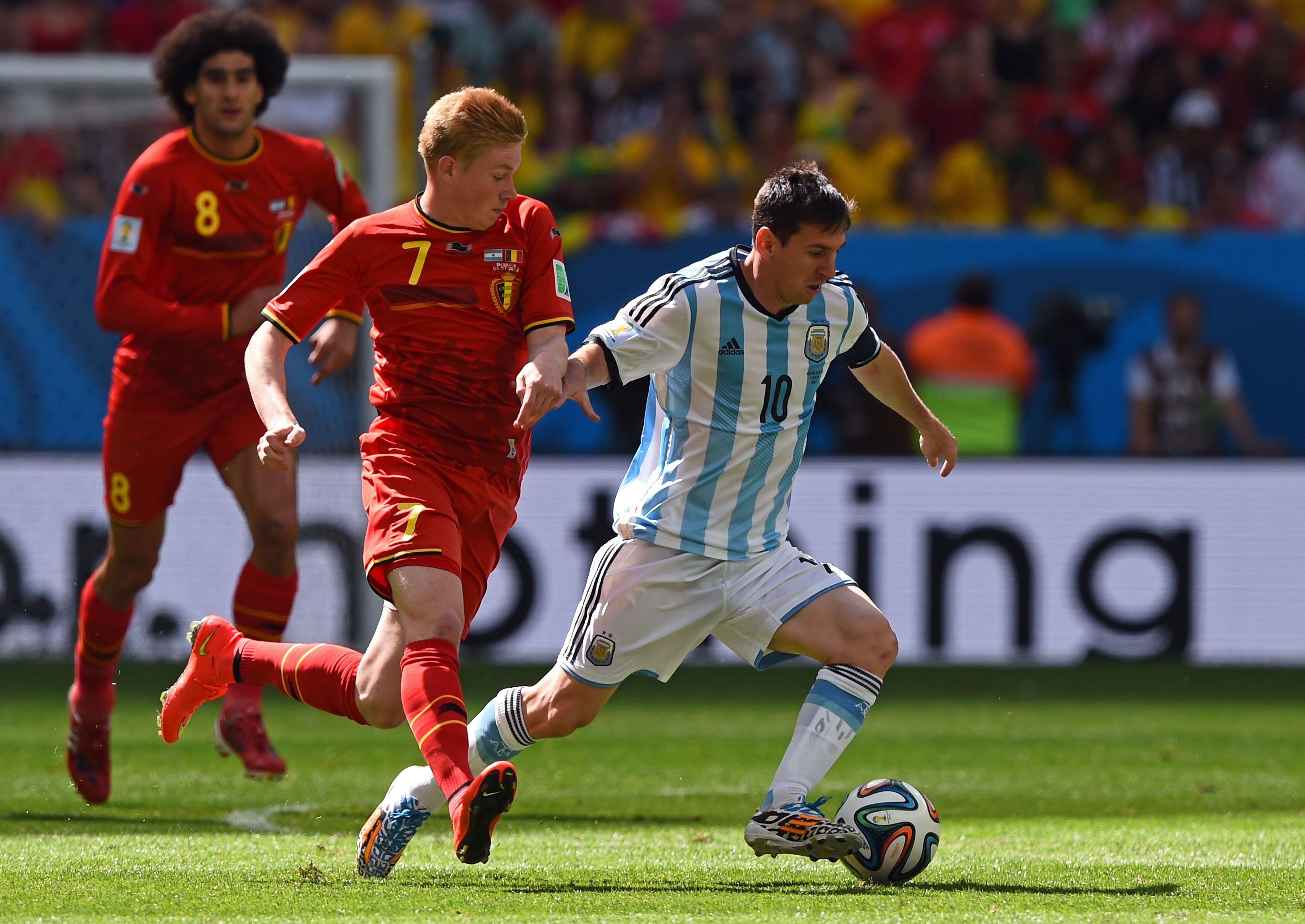 Kevin De Bruyne Lionel Messi