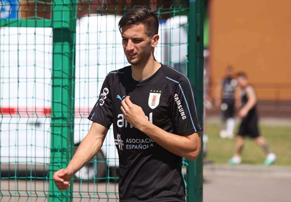Bentancur treino Uruguai