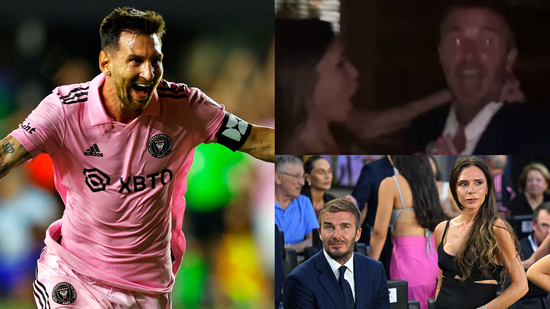 Lionel Messi David Beckham Victoria