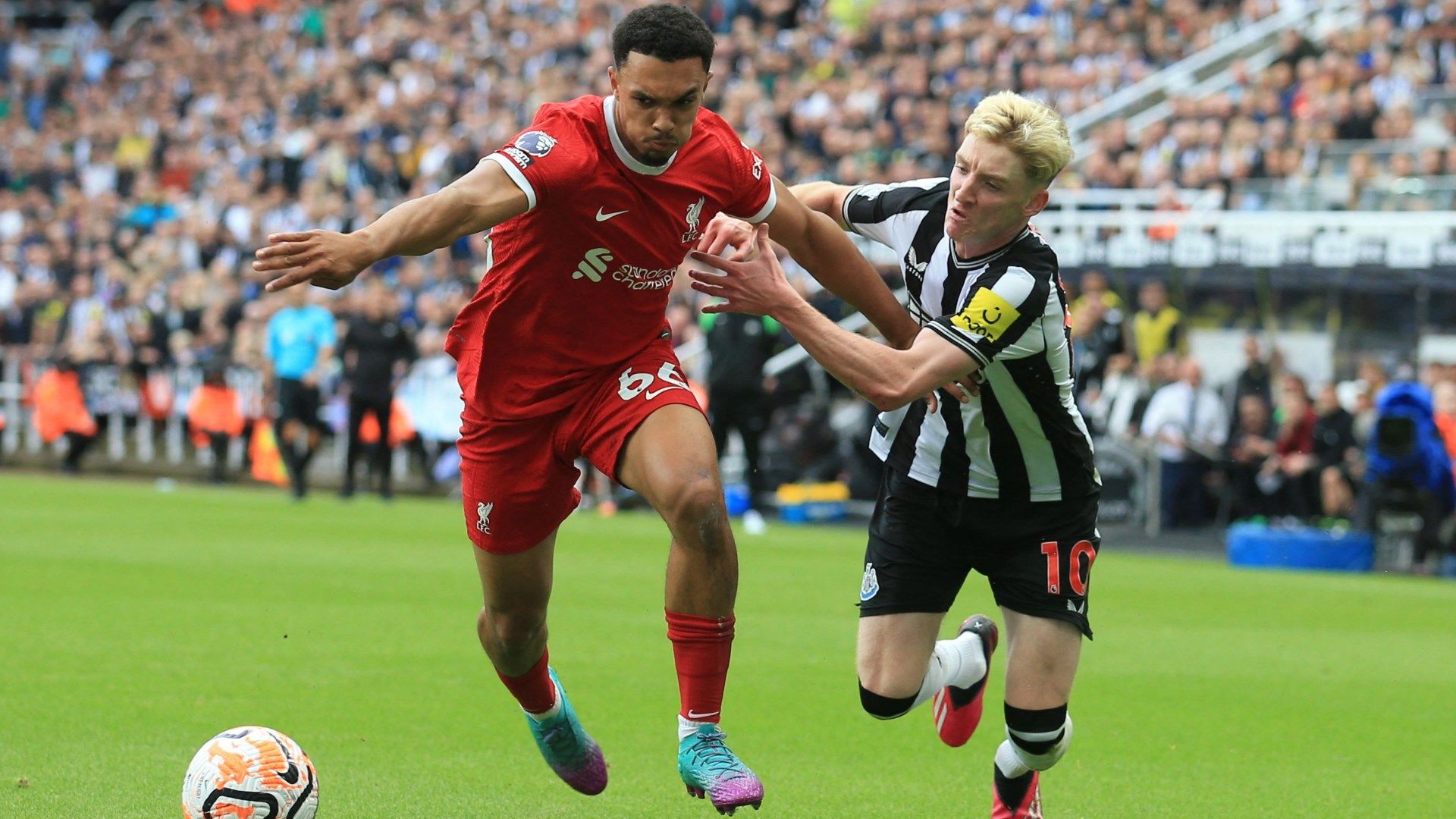 Trent Alexander-Arnold Anthony Gordon Liverpool Newcastle Premier League 2023-24