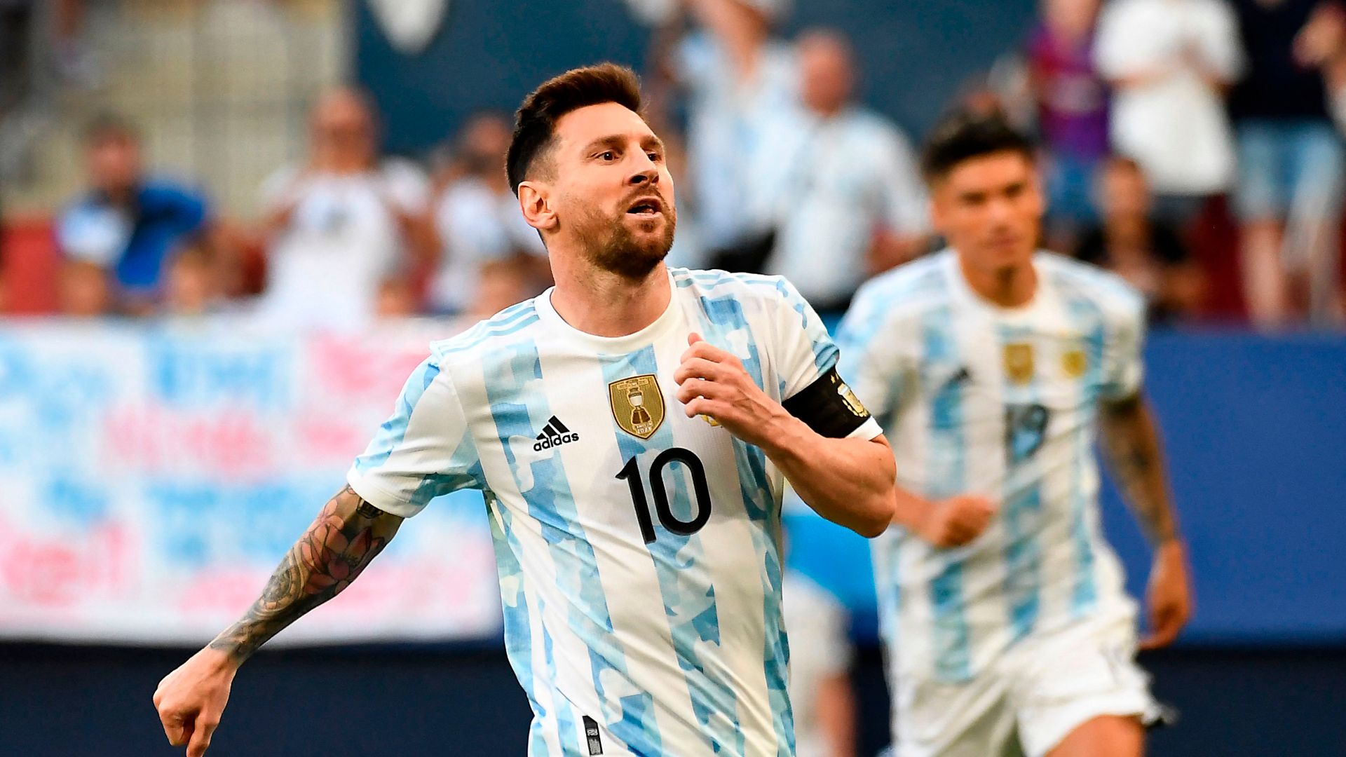 Lionel Messi Argentina Estonia Amistoso internacional 05062022