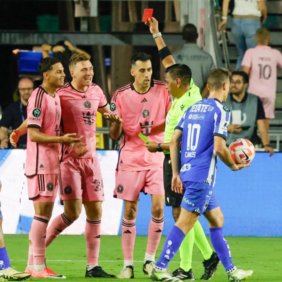 David Ruiz red card HIC Inter Miami 1:1