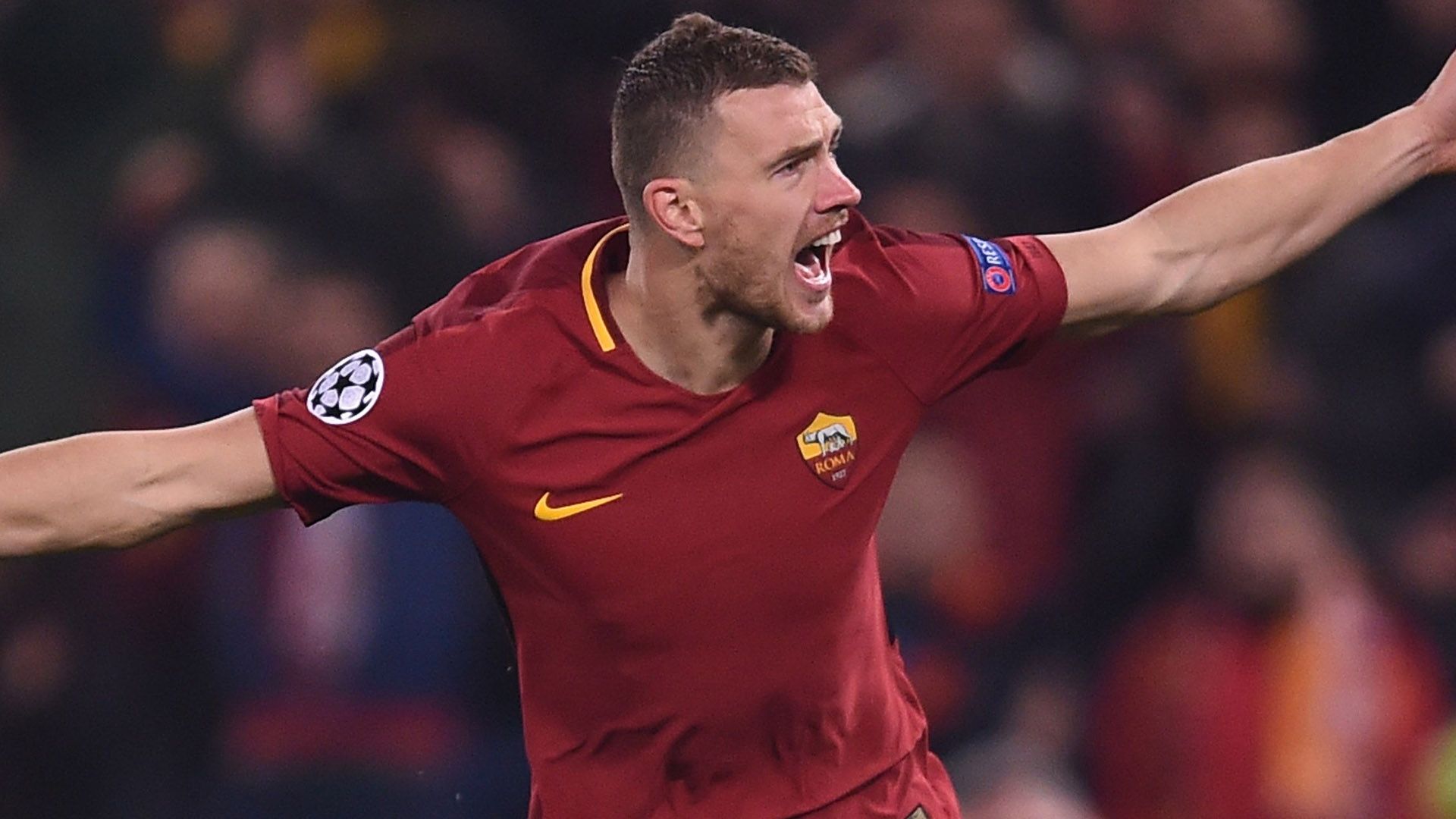 Edin Dzeko Roma Shakhtar Champions League