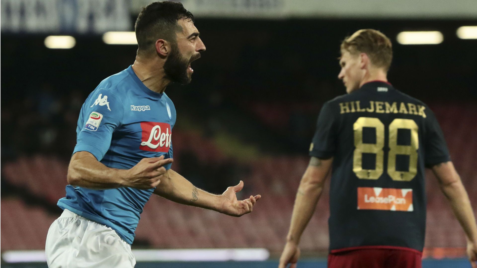 Raul Albiol Napoli Genoa Serie A