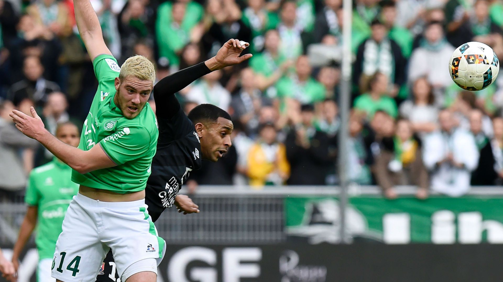 Ronny Rodelin Jordan Veretout Saint-Etienne Caen Ligue 1 26022017