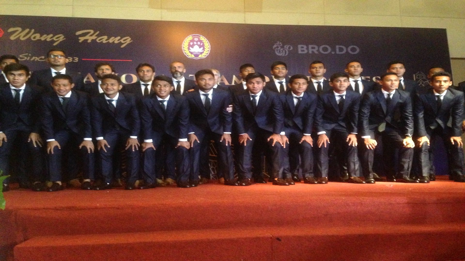 Timnas Indonesia U-22 suit launching
