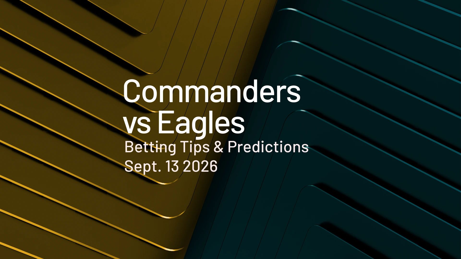 Commanders vs Eagles predictions - Week 1