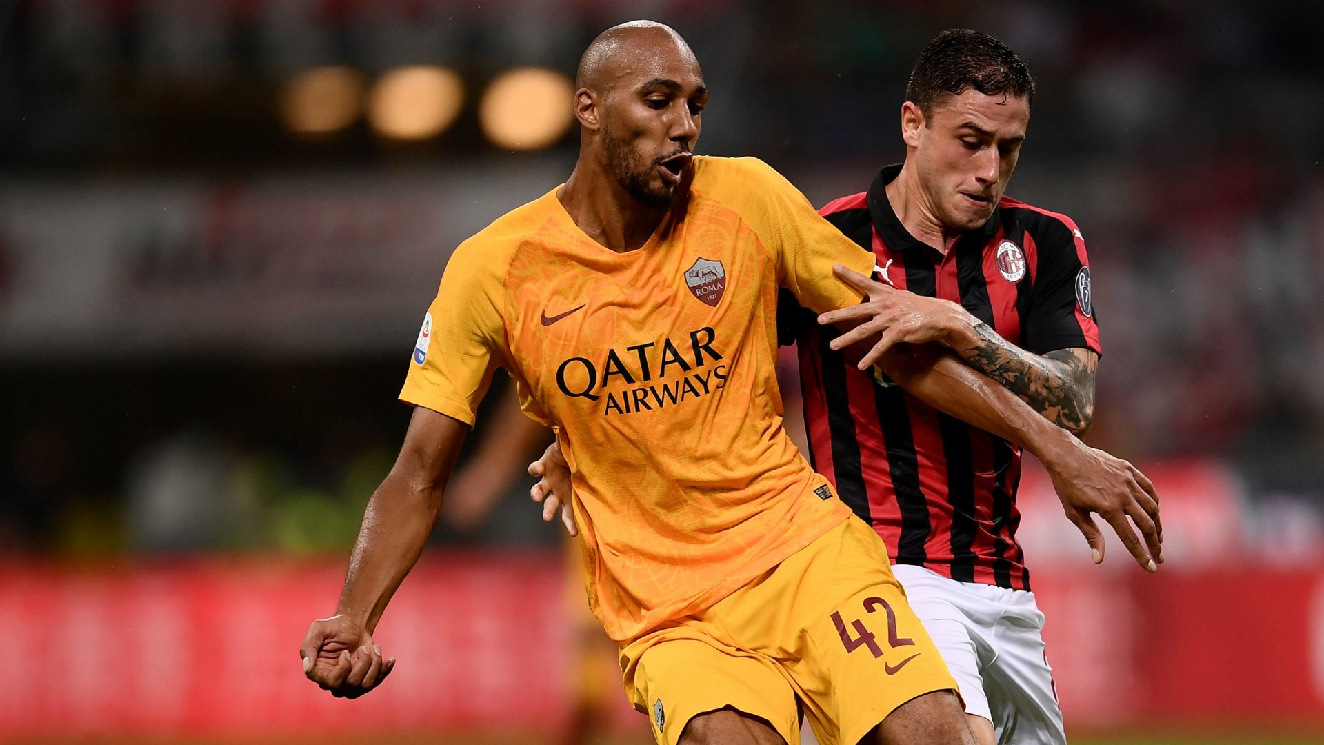 Steven N'Zonzi Roma AC Milan
