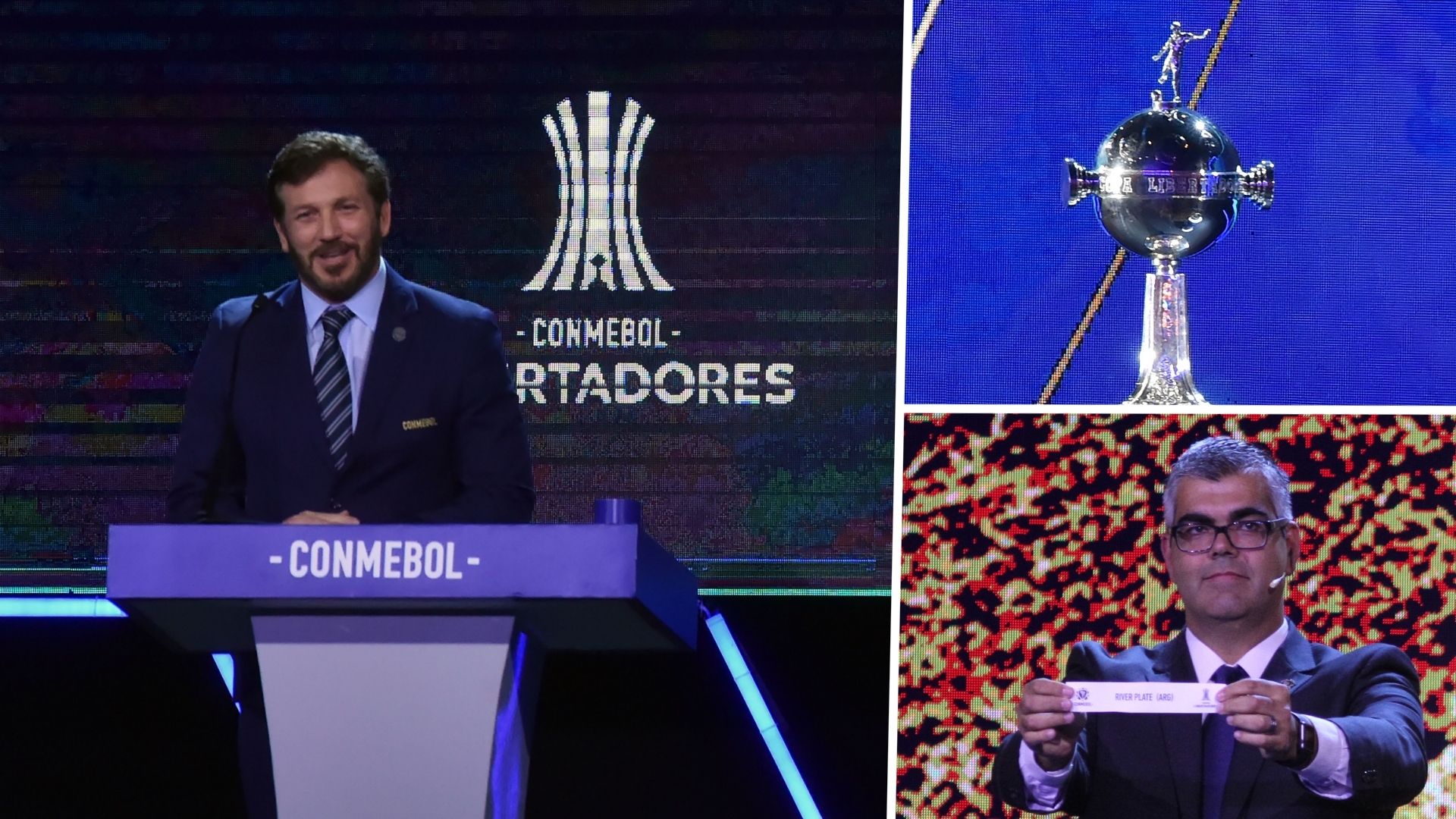 Alejandro Dominguez sorteo Copa Libertadores