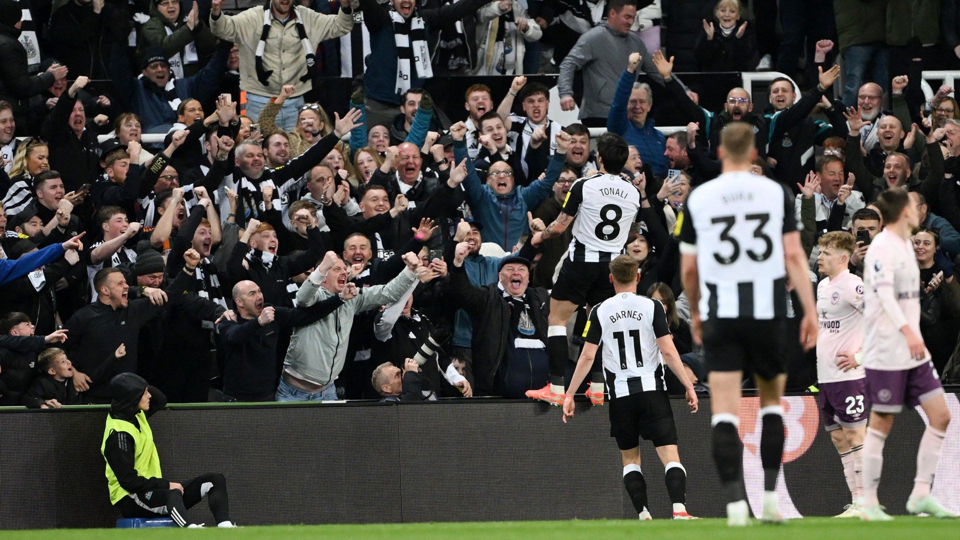 tonali newcastle brentford