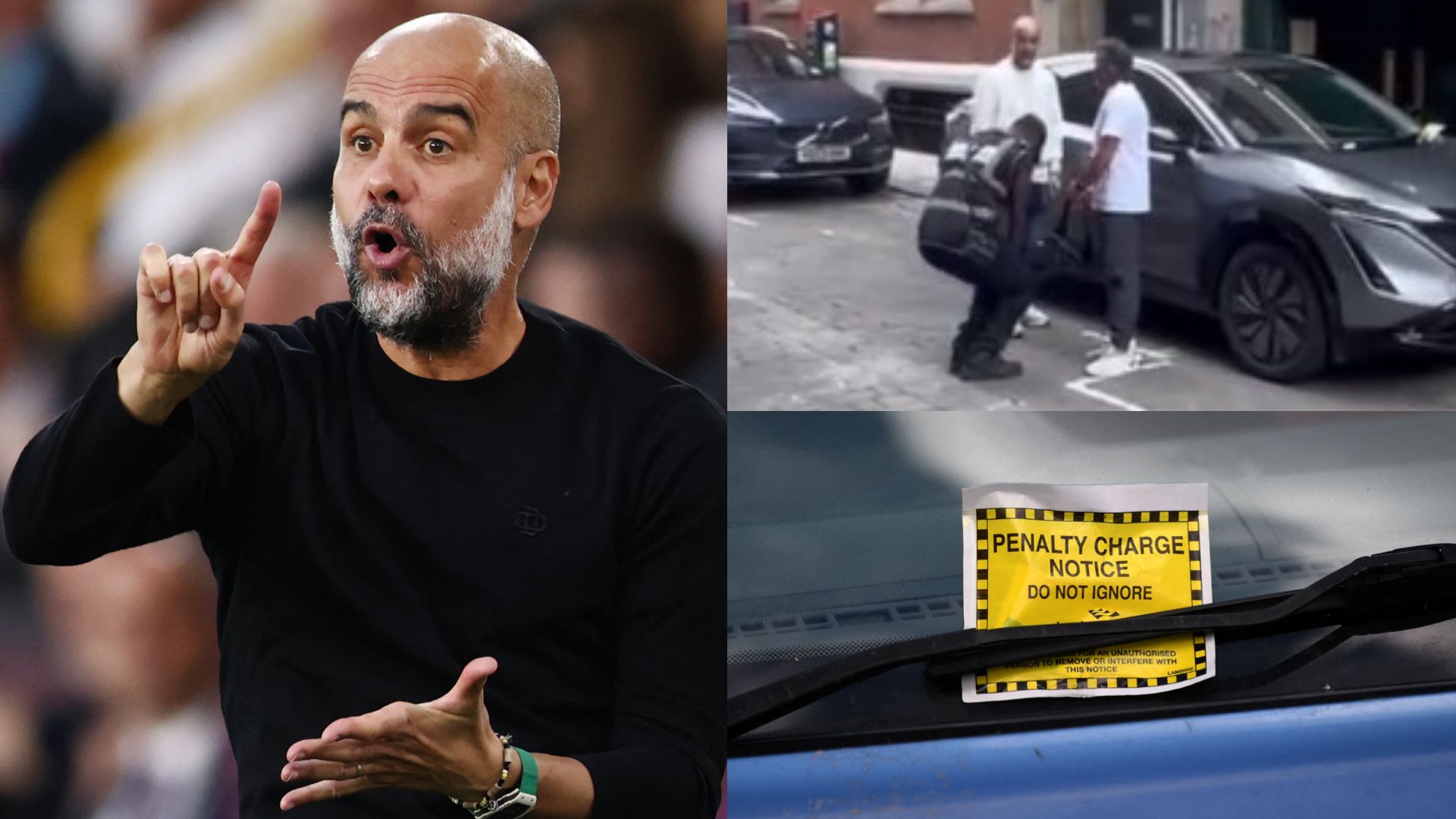 Pep Guardiola parking ticket