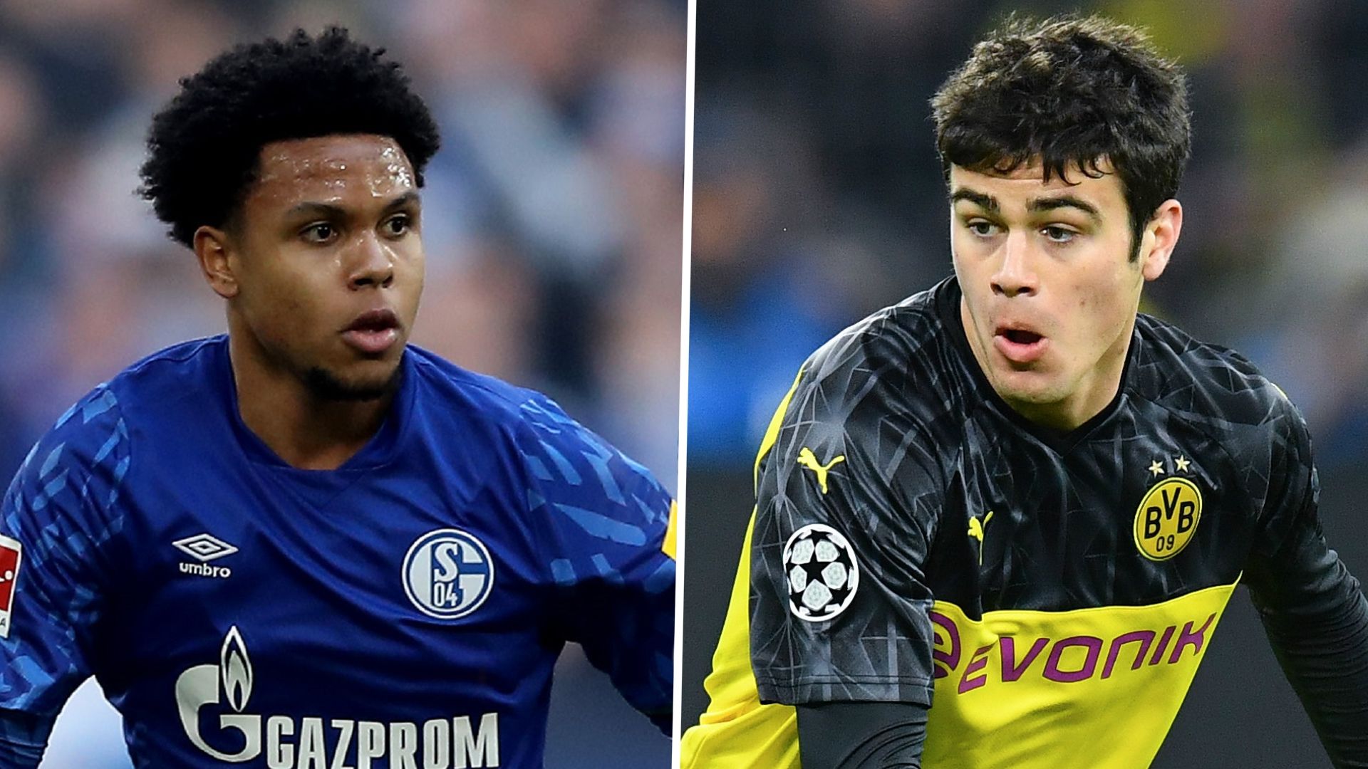 Weston McKennie Giovanni Reyna Schalke Dortmund Bundesliga 2019-20