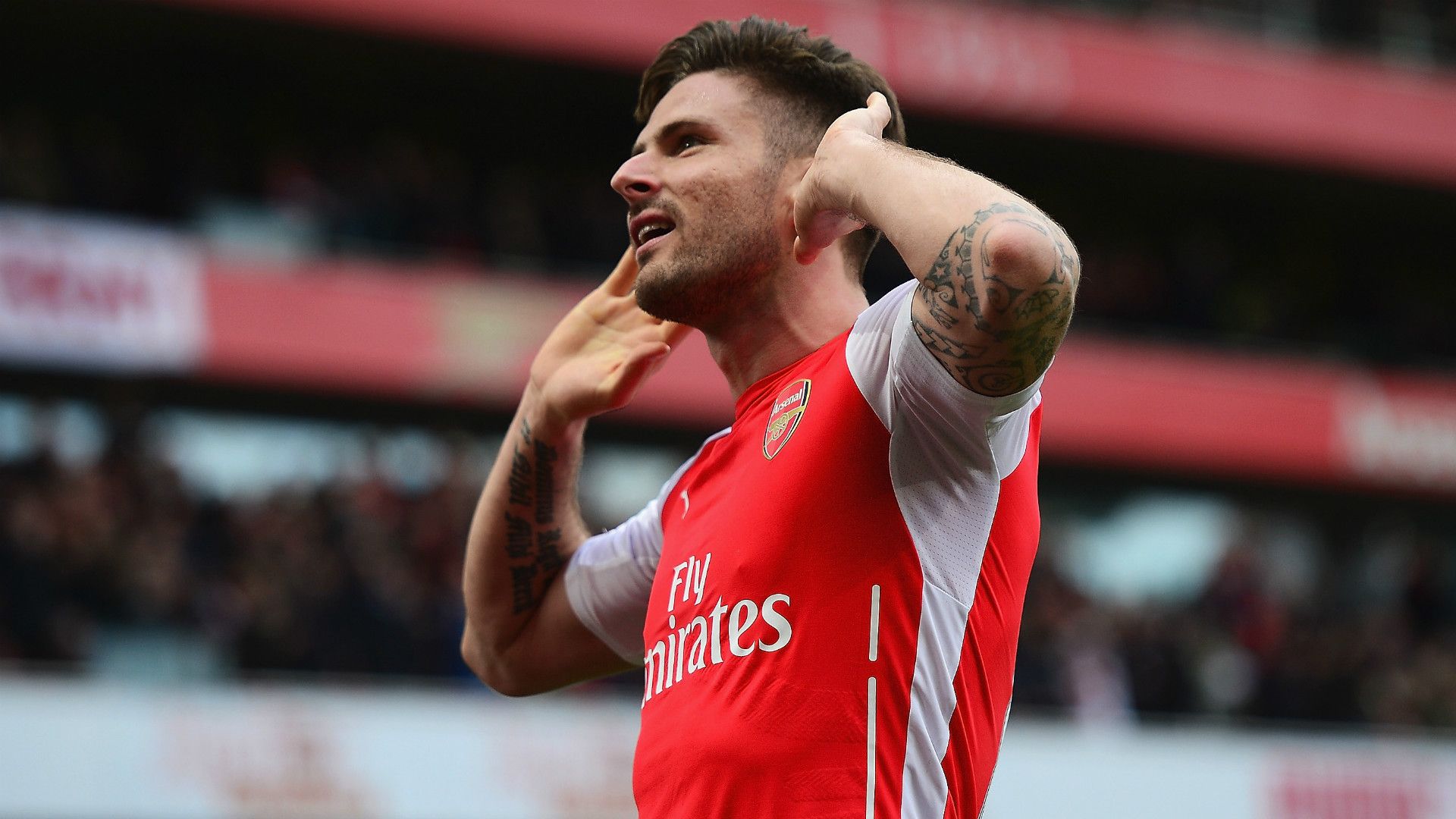 Olivier Giroud Arsenal West Ham Premier League 14032015