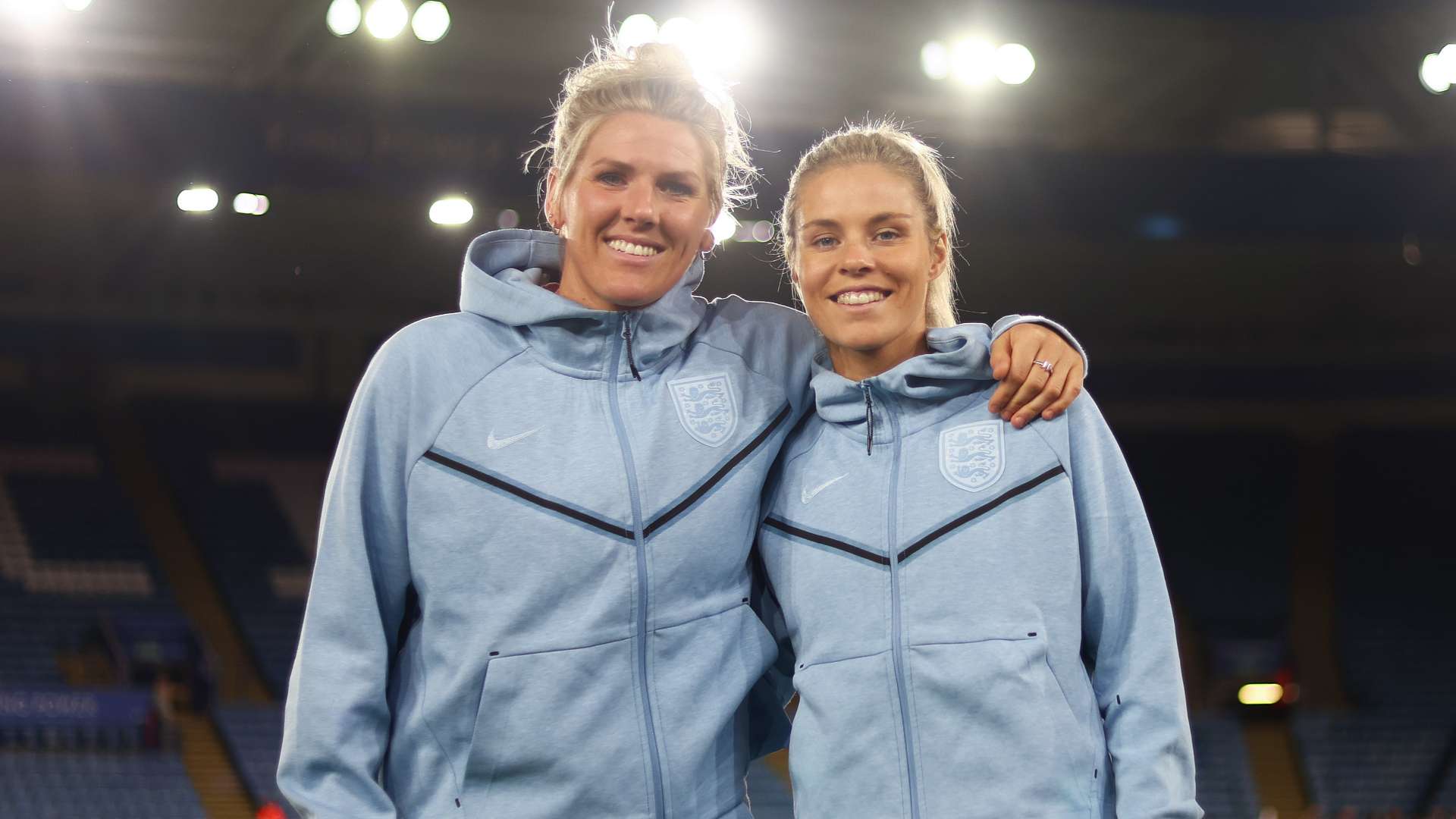 Millie Bright and Rachel Daly