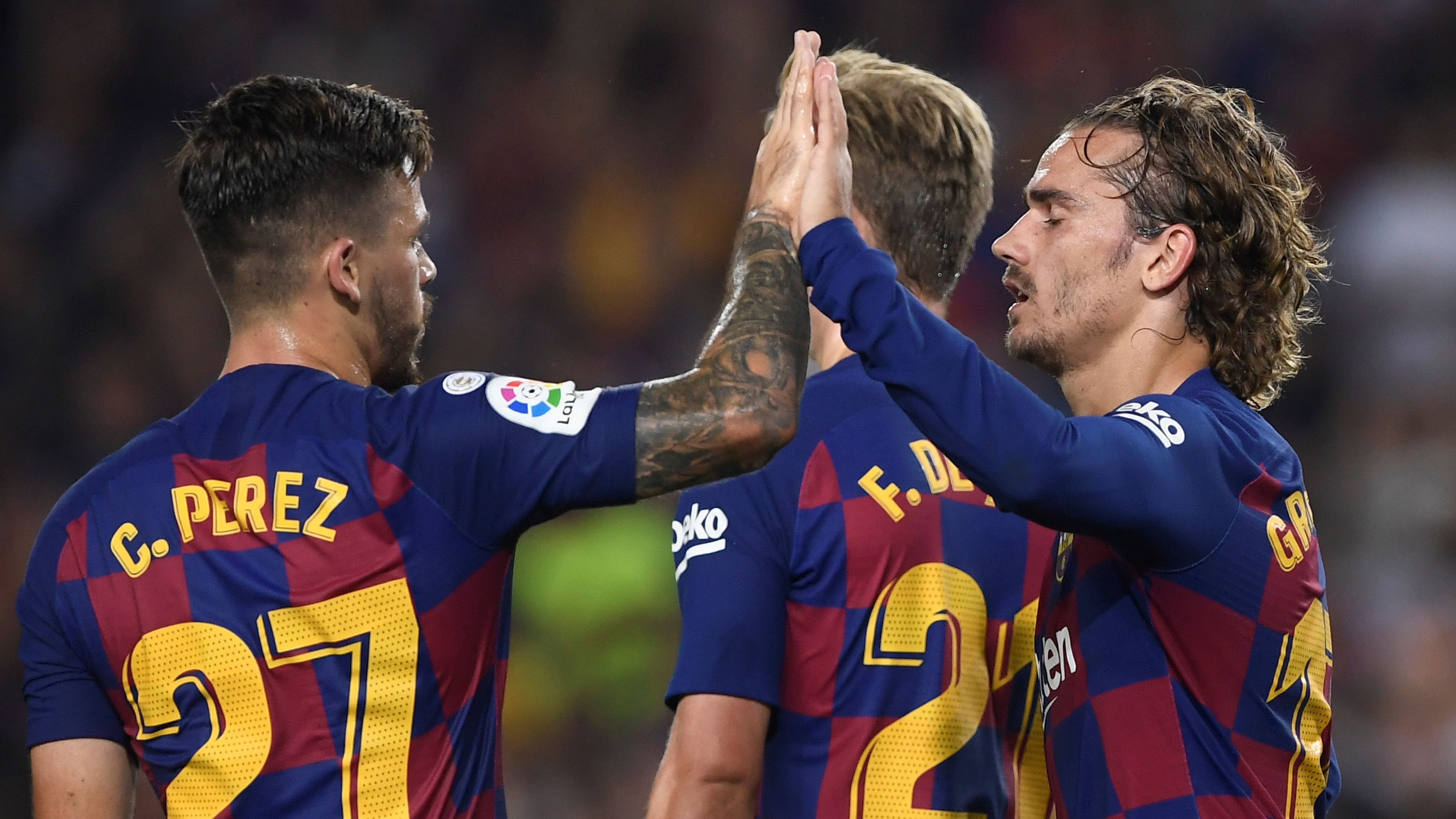 Antoine Griezmann Carles Perez Barcelona Betis LaLiga 25082019