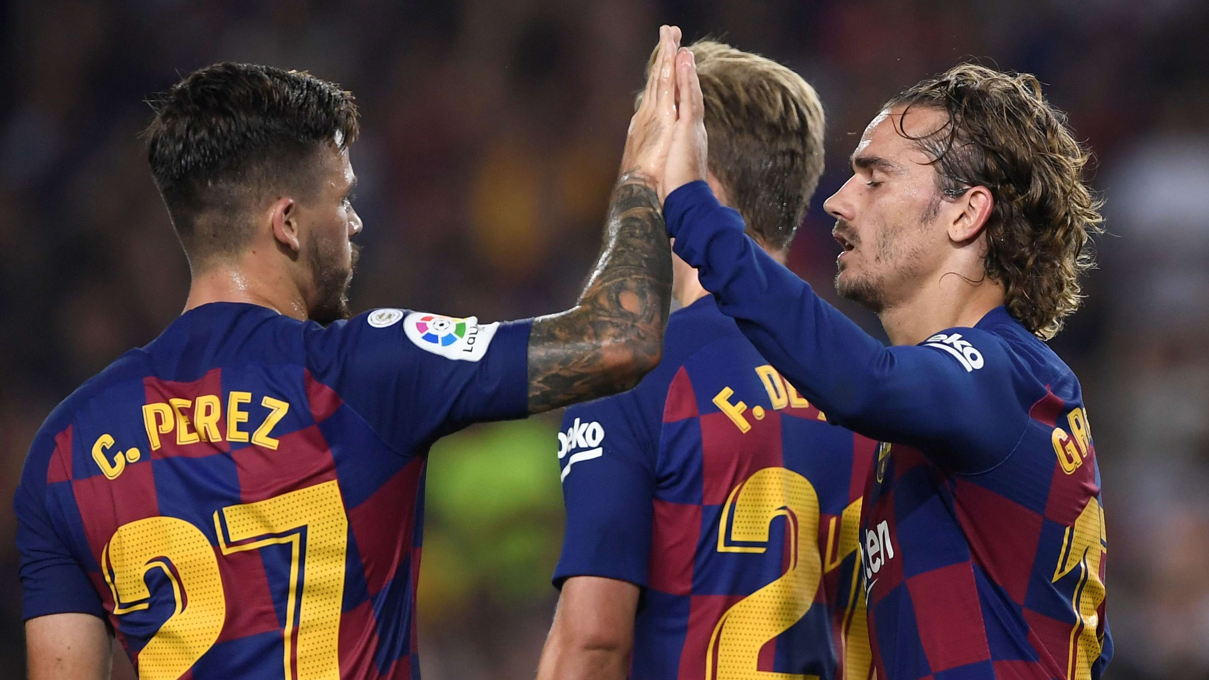 Antoine Griezmann Carles Perez Barcelona Betis LaLiga 25082019