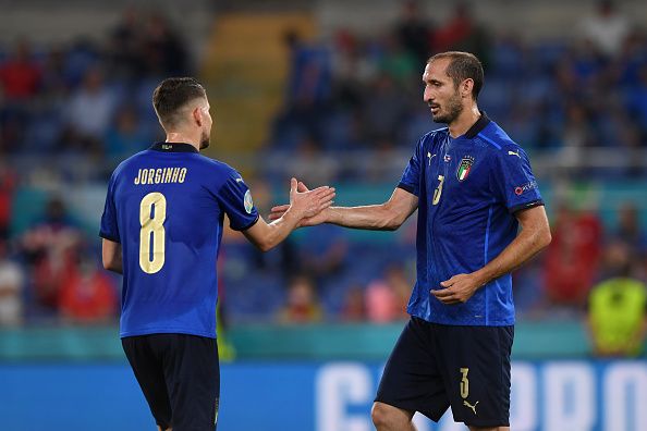 Giorgio Chiellini & Jorginho; Italy