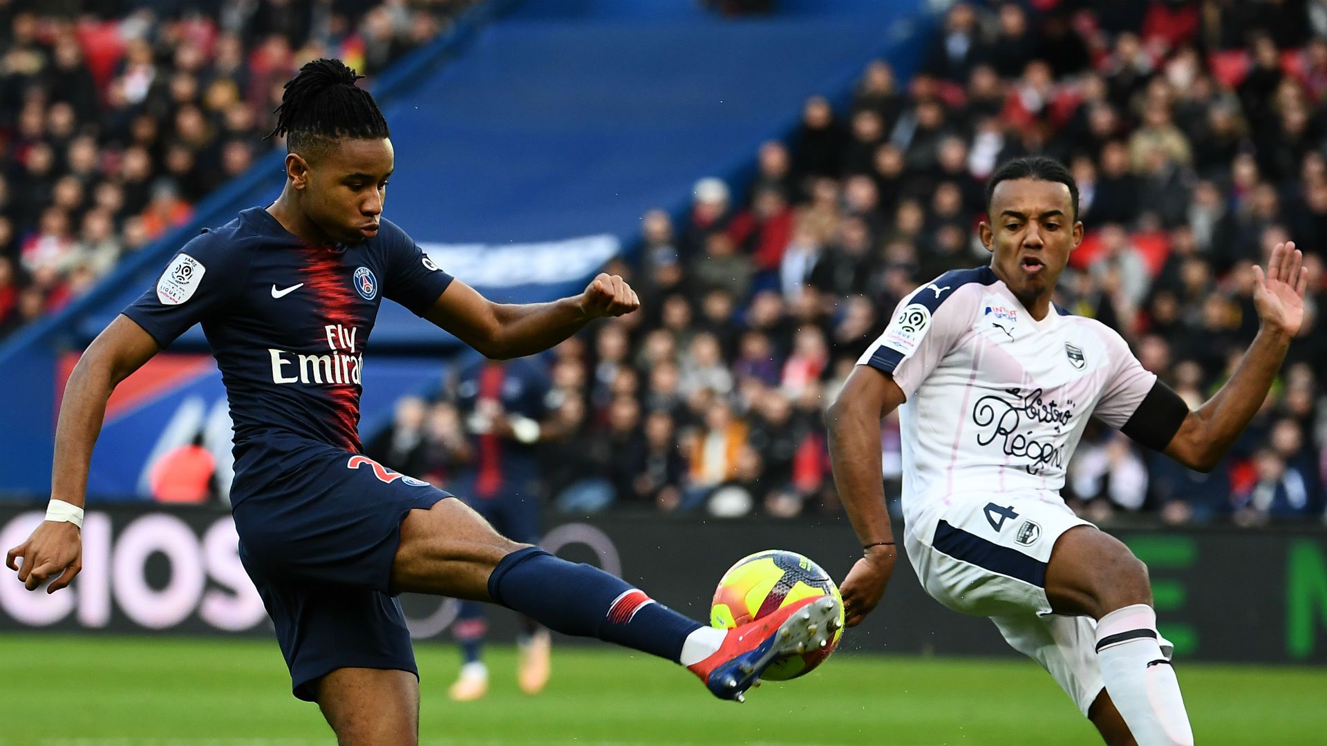 Christopher Nkunku Jules Kounde PSG Bordeaux Ligue 1 09022019