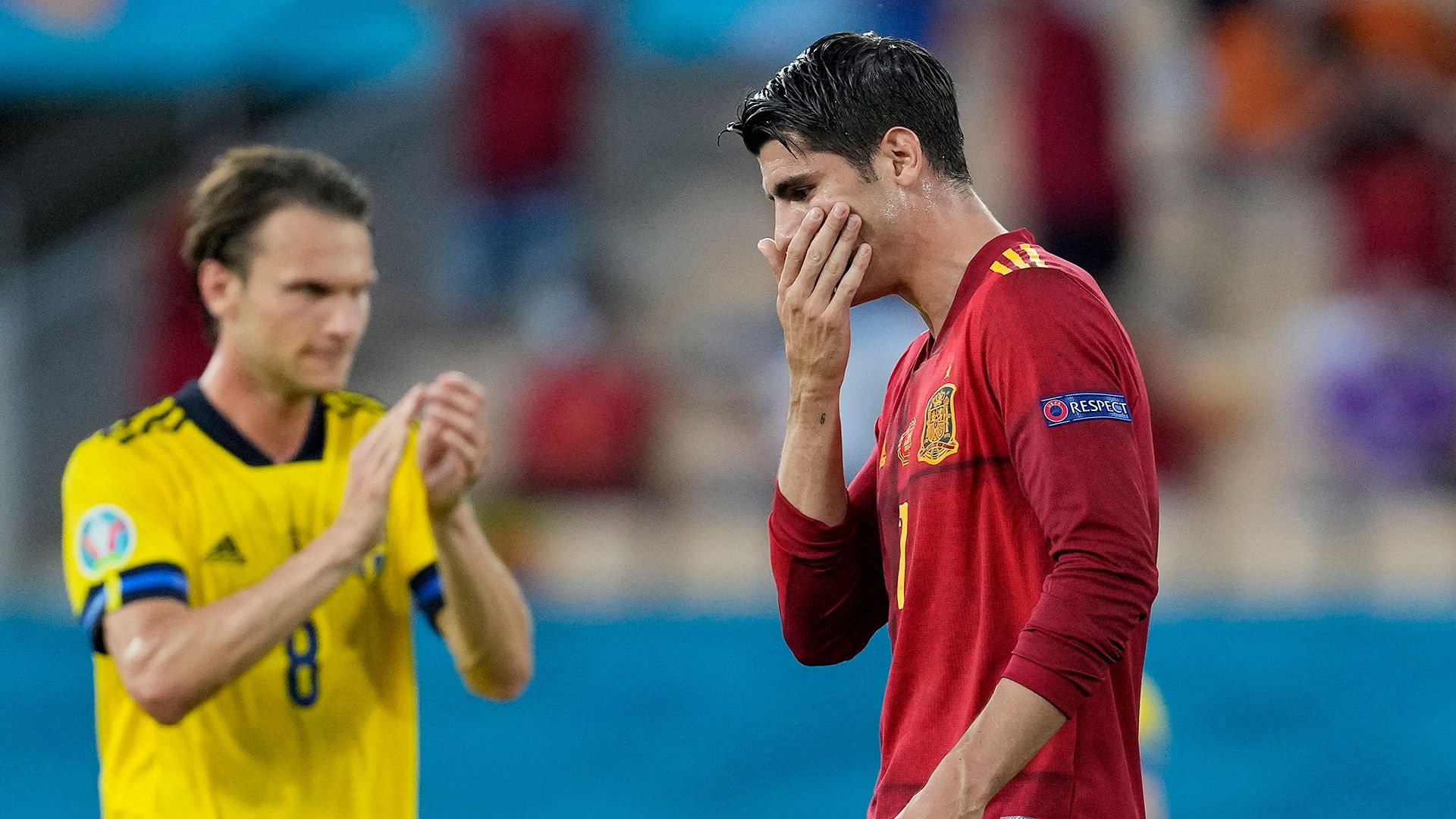 Alvaro Morata Spain Sweden Euro 2020