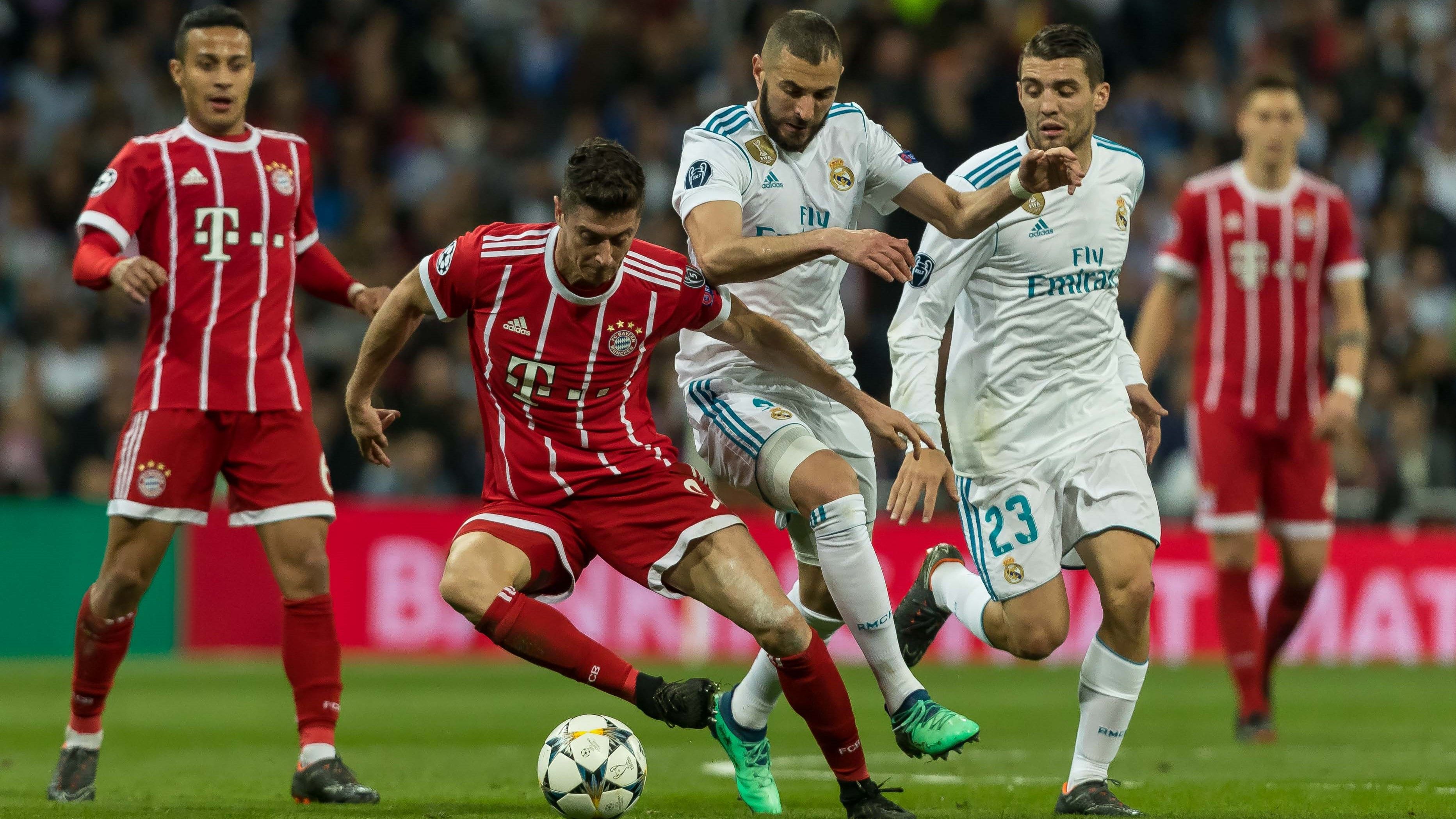 Robert Lewandowski Karim Benzema Real Madrid Bayern Munich UCL 01052018