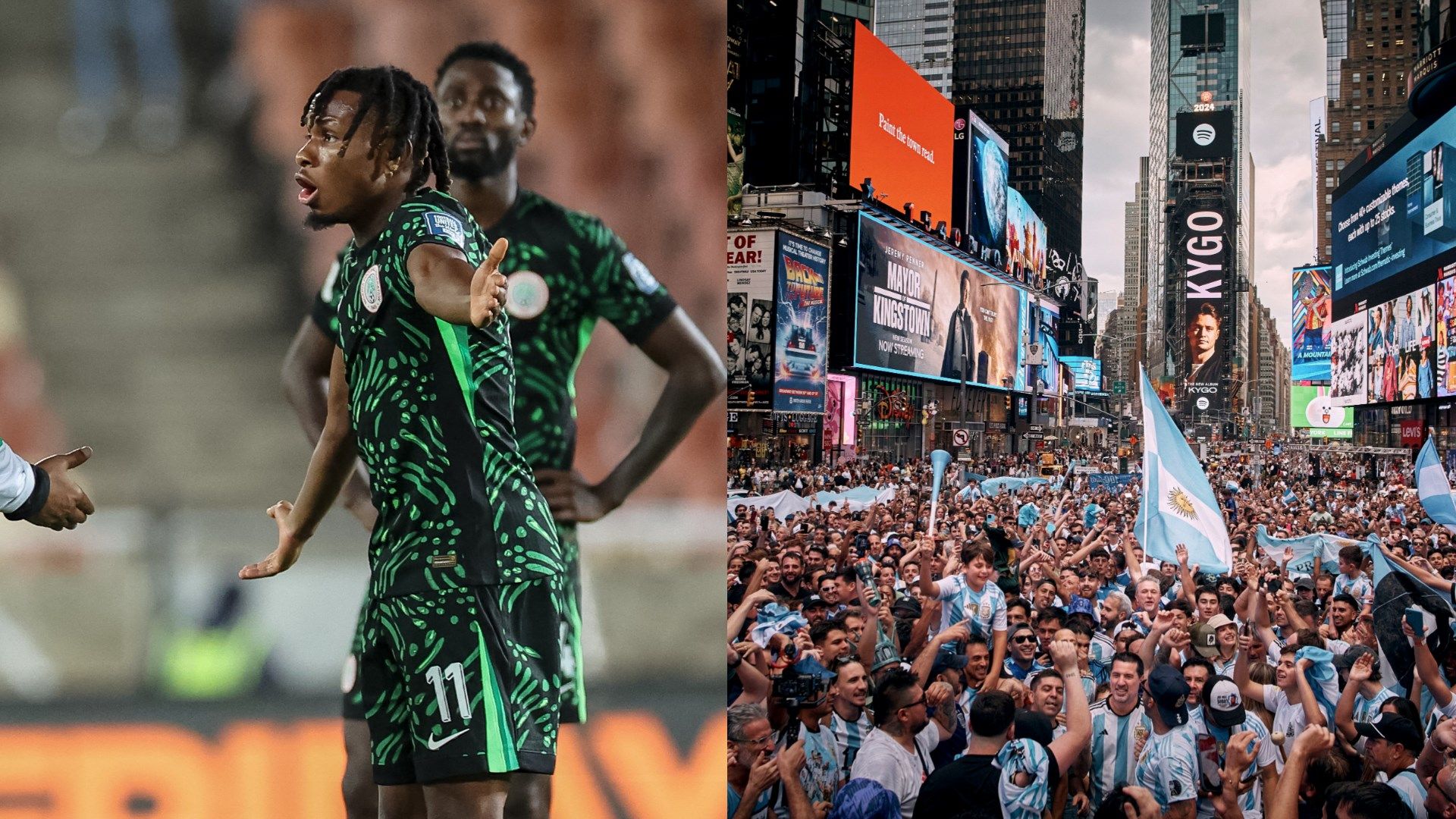 Nigeria Argentina fans