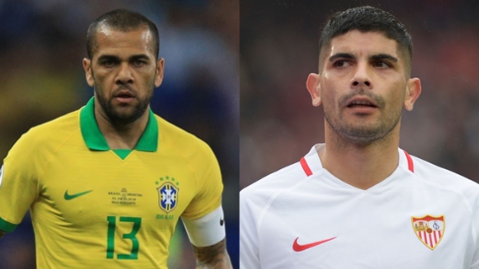 Ever Banega Sevilla Dani Alves