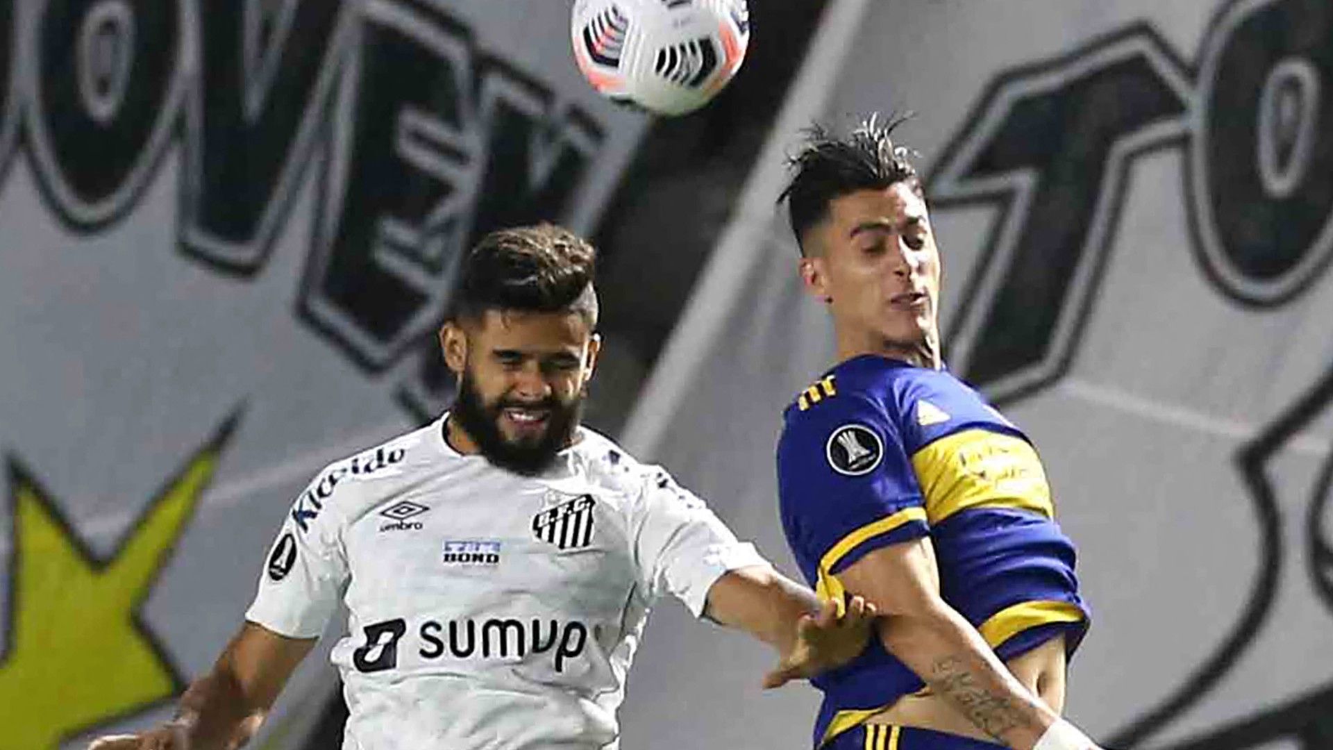 Felipe Jonatan e Cristian Pavón - Santos x Boca Juniors Libertadores 11052021