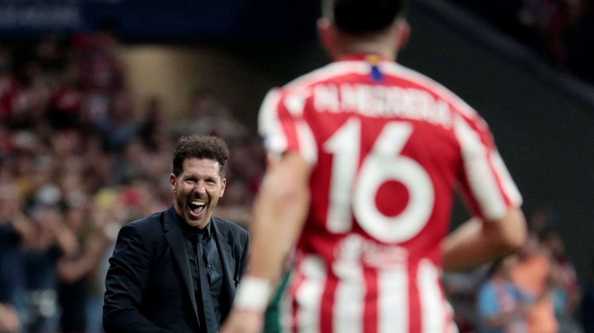 Diego Simeone Héctor Herrera Atlético de Madrid 180919