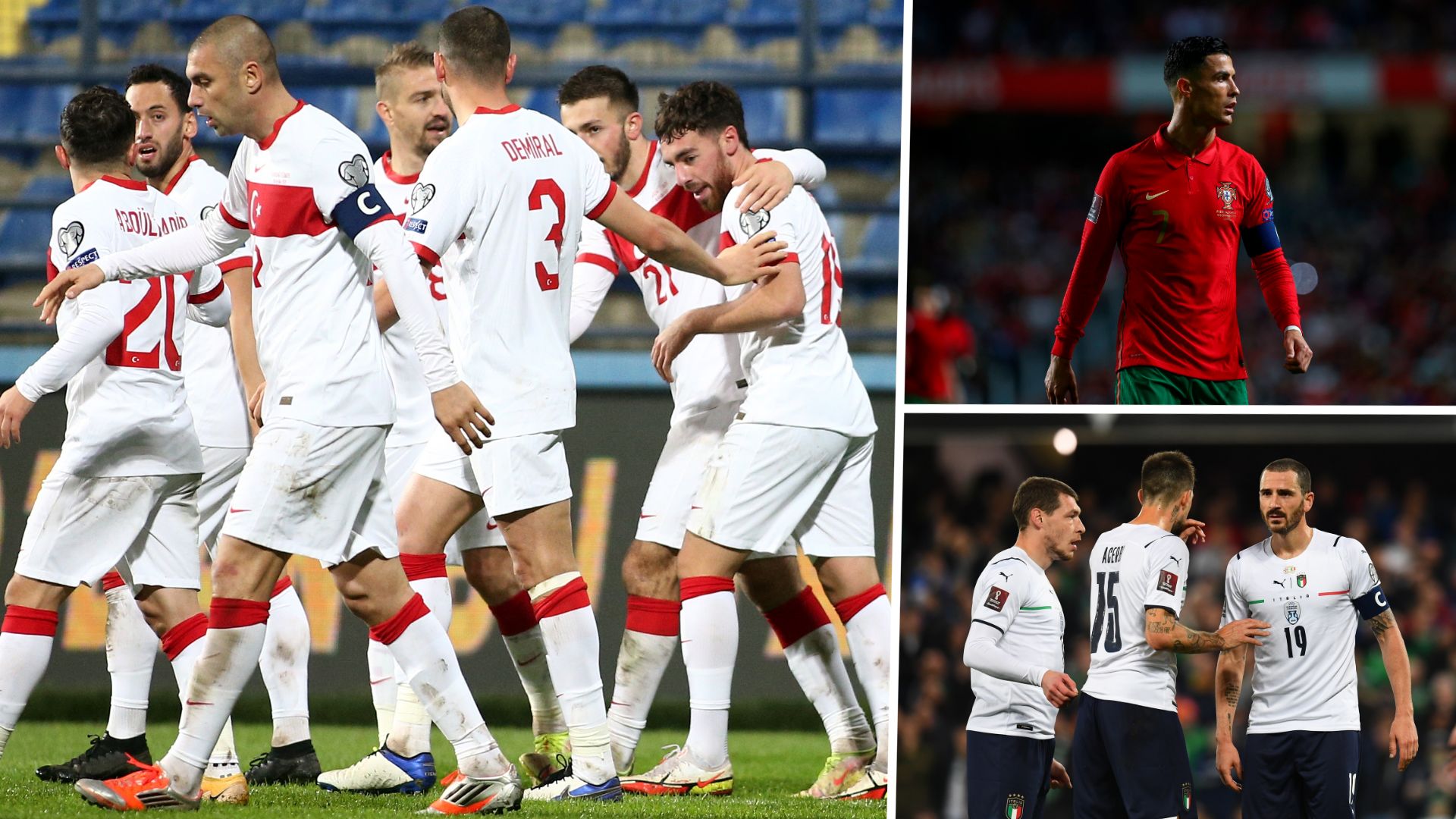 Turkey Portugal Italy World Cup Play-Off's GFX