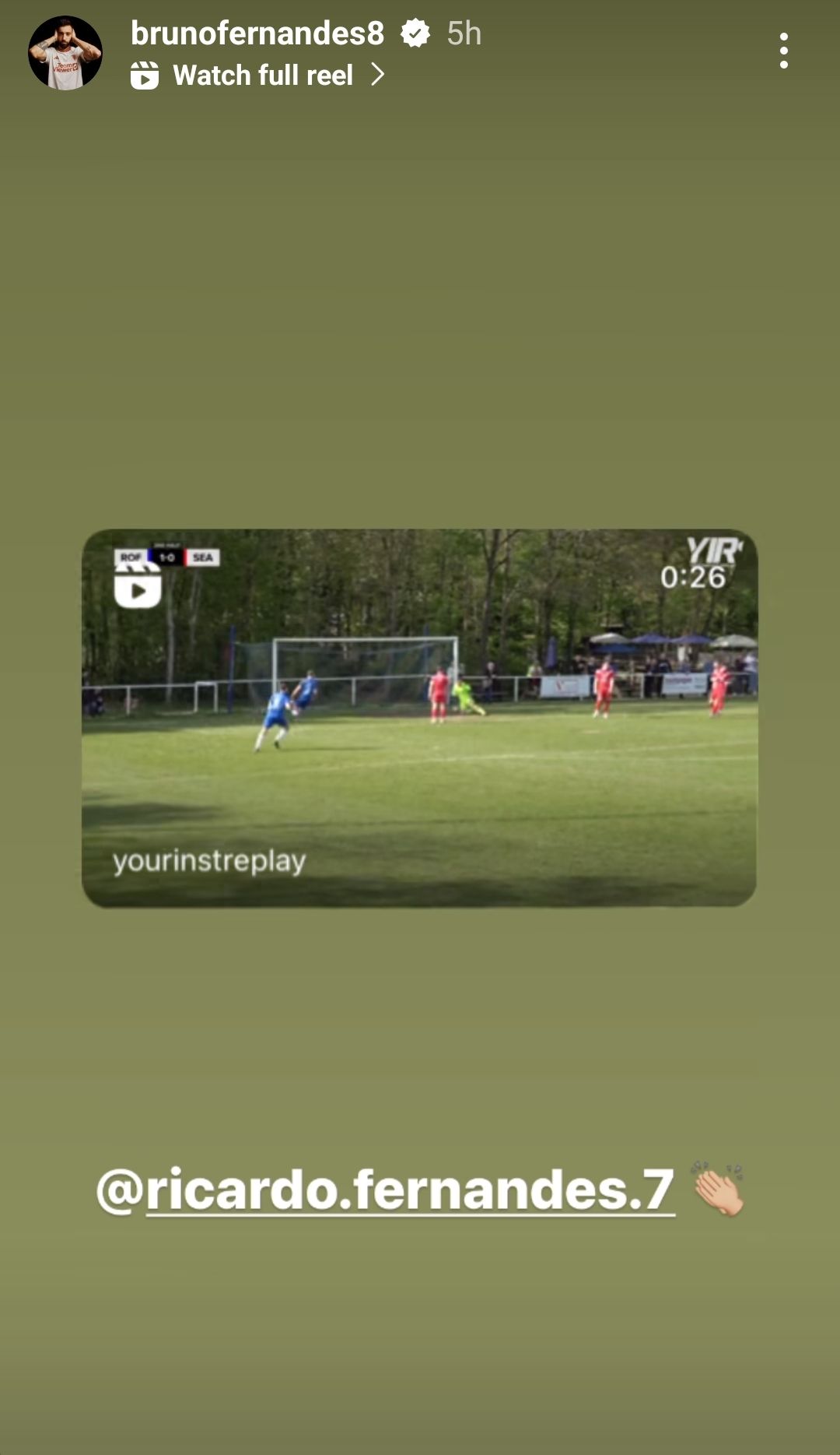 Bruno Fernandes brother Ricardo