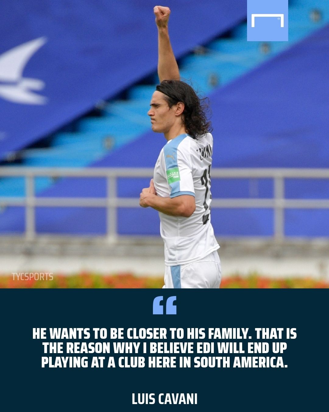 Edinson Cavani quote GFX