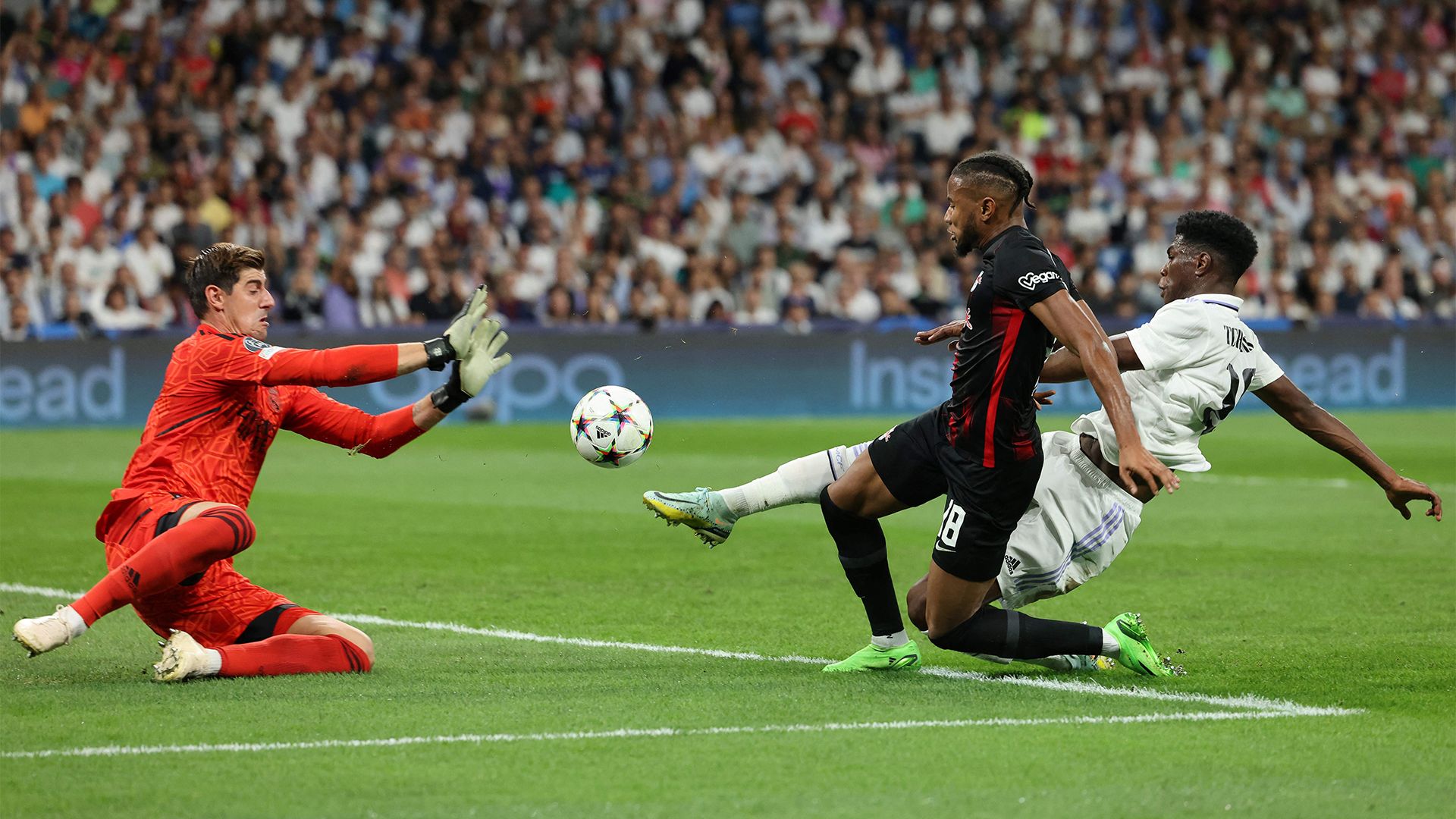 Thibaut Courtois Real Madrid RB Leipzig 2022-23