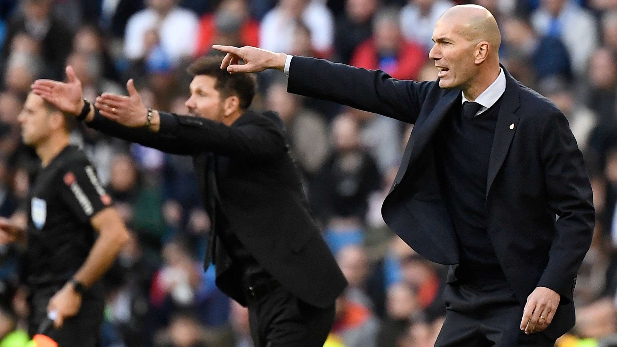 Zinedine Zidane Diego Simeone Real Madrid Atletico LaLiga 01022020