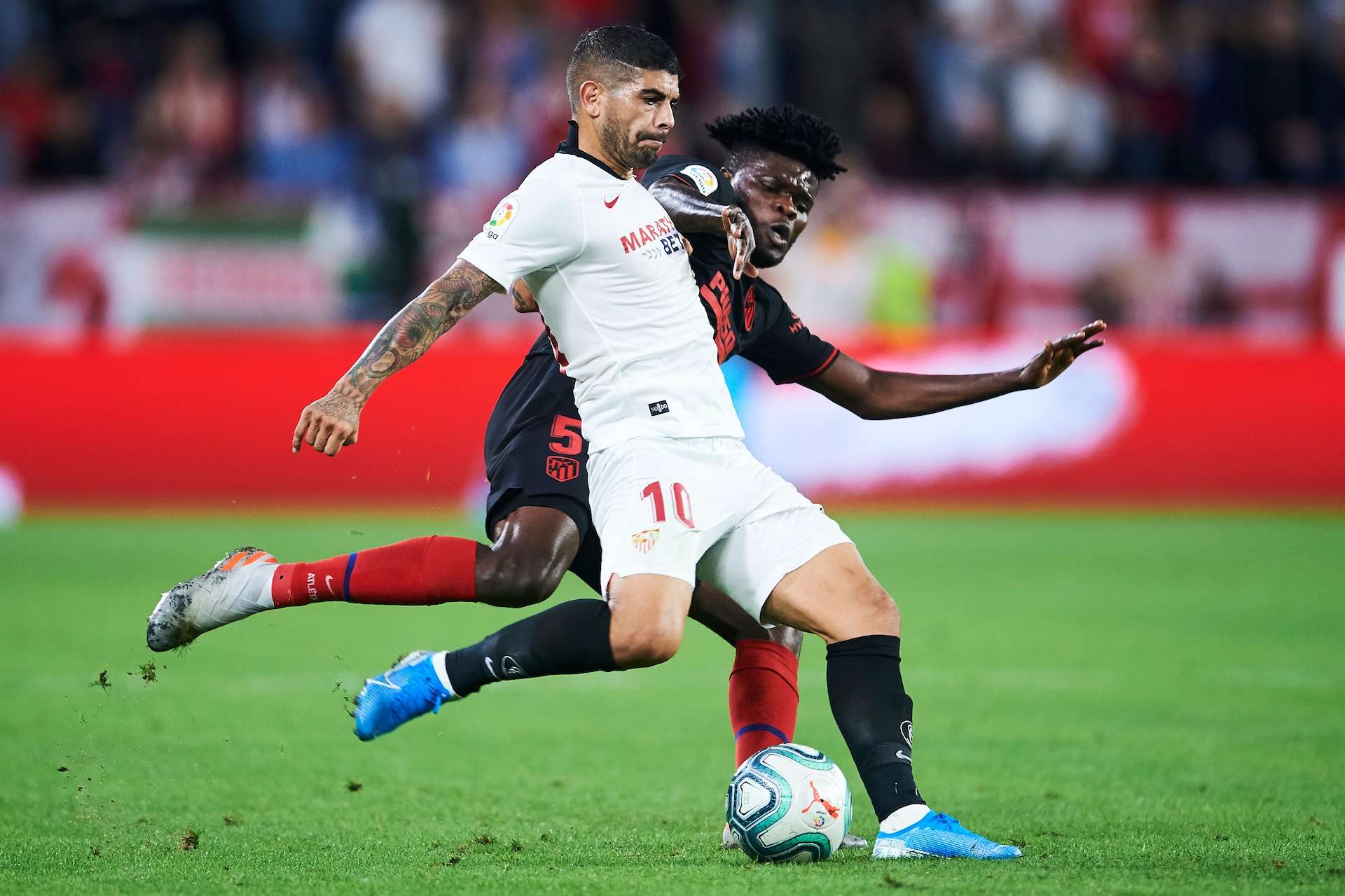 Banega Thomas Sevilla Atlético Madrid LaLiga