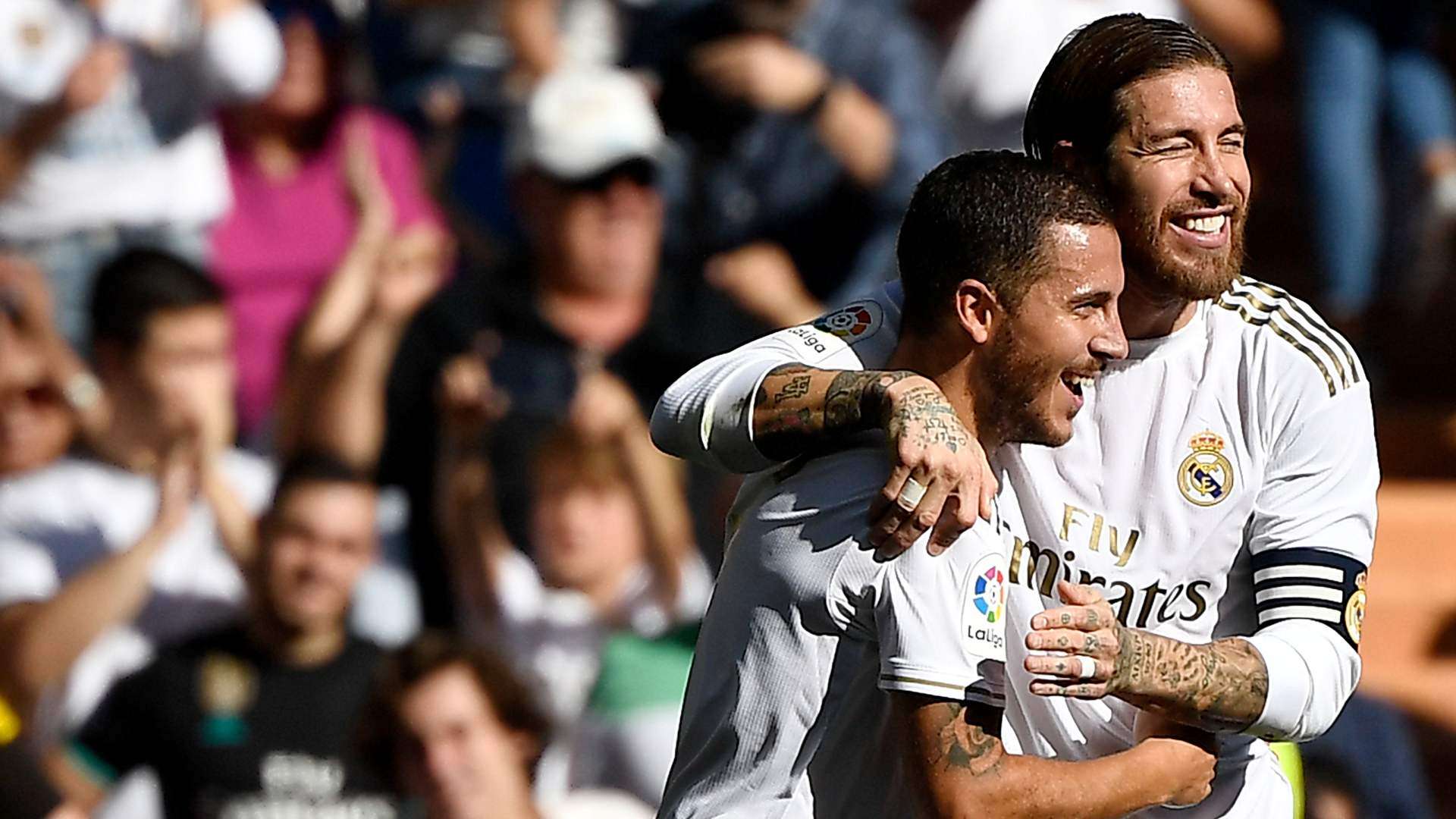 Eden Hazard Sergio Ramos Real Madrid 2019-20