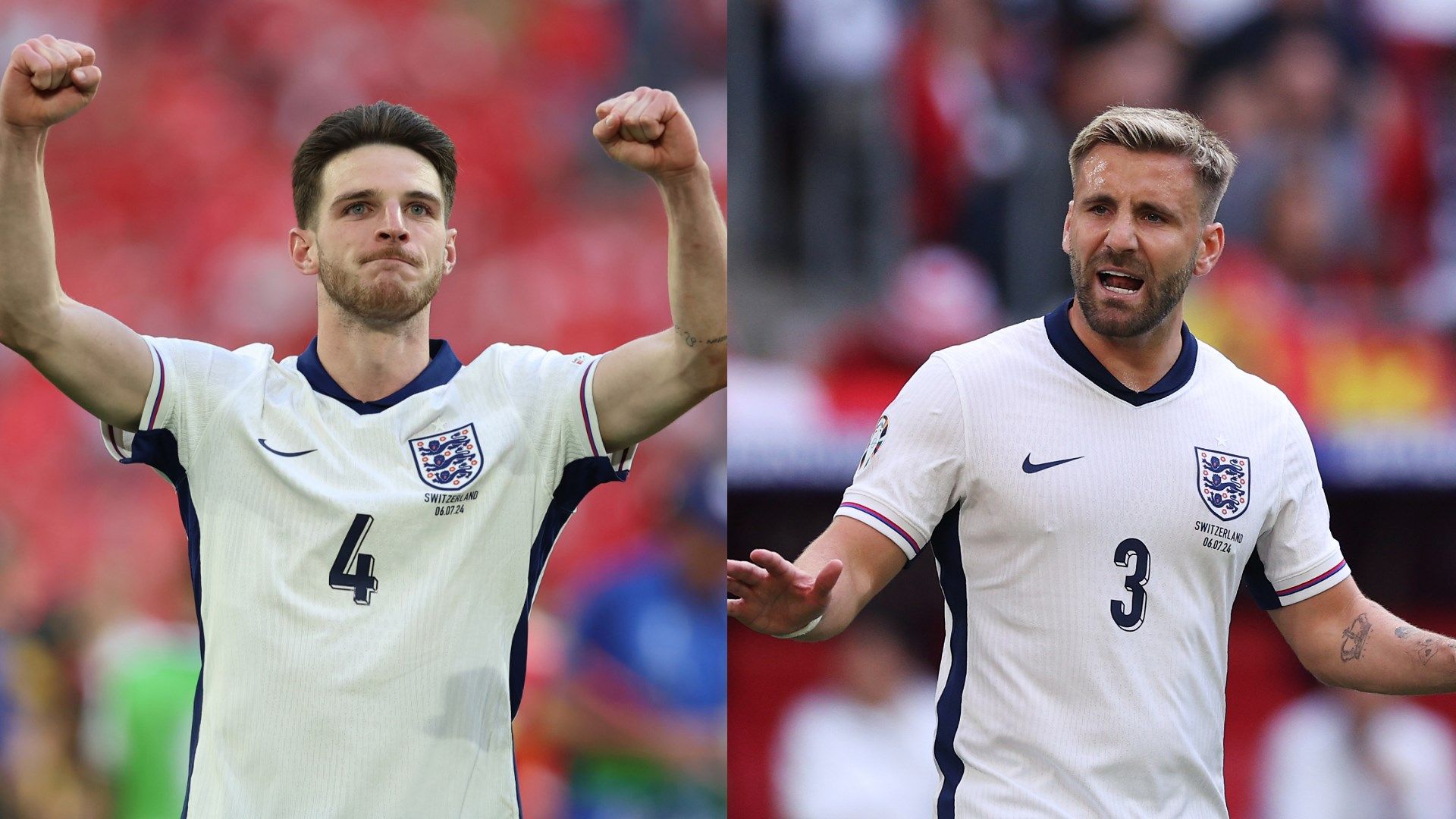 Declan Rice Luke Shaw