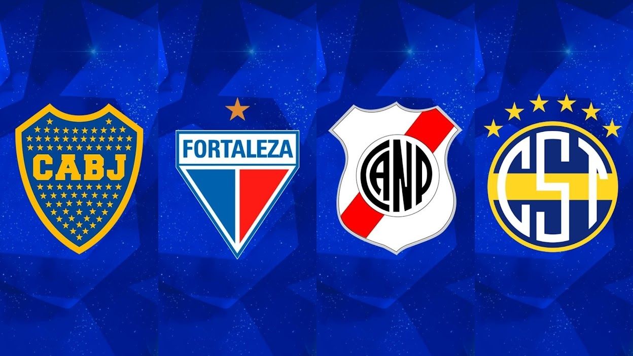 Escudos Grupo D Boca Copa Sudamericana 2024