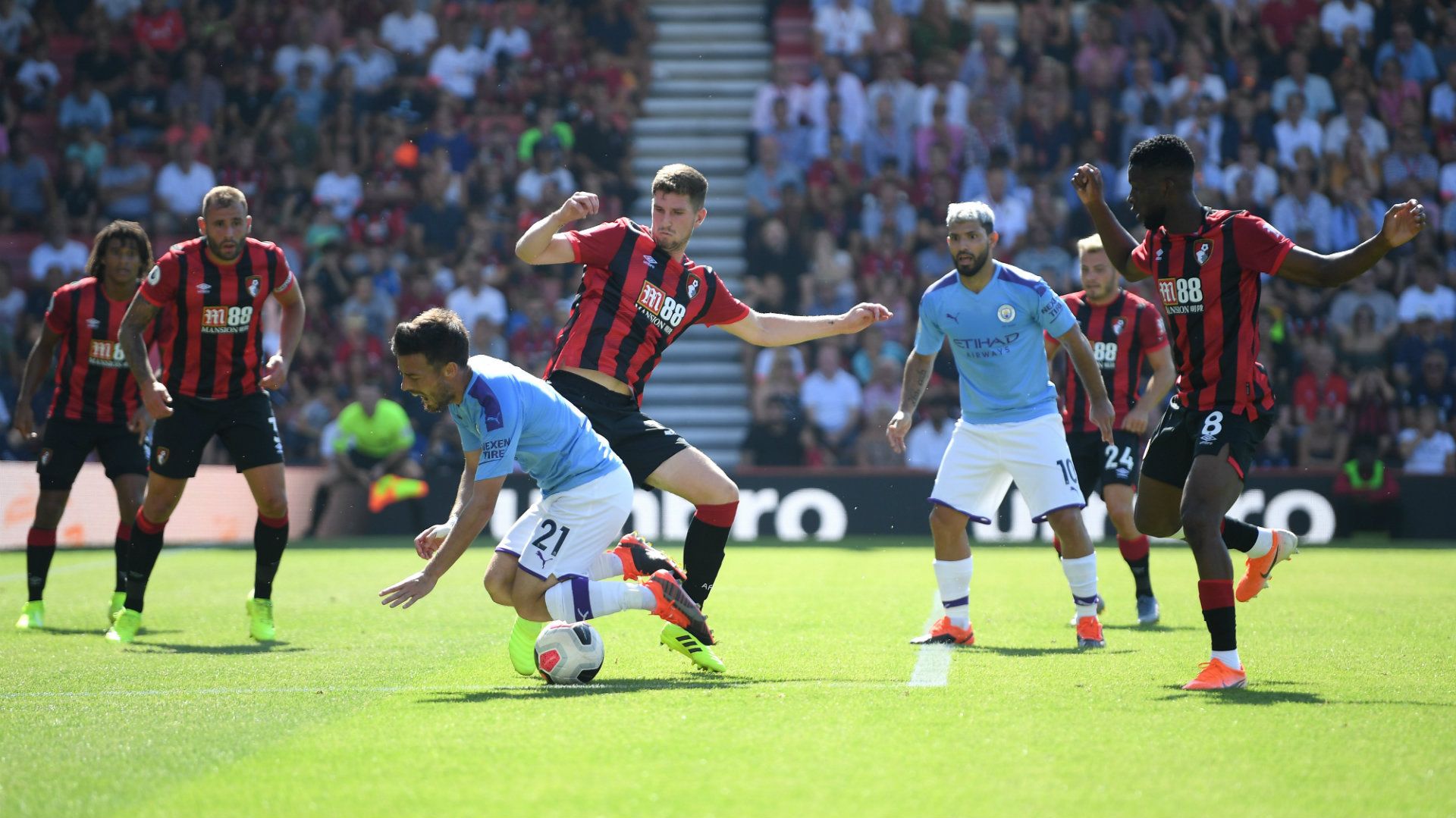 David Silva Bournemouth vs Manchester City 2019-20