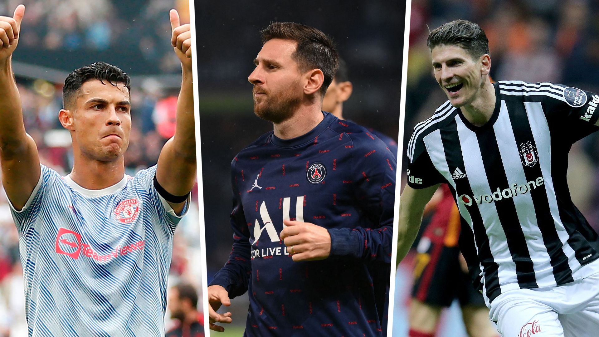 Cristiano Ronaldo Lionel Messi Mario Gomez GFX