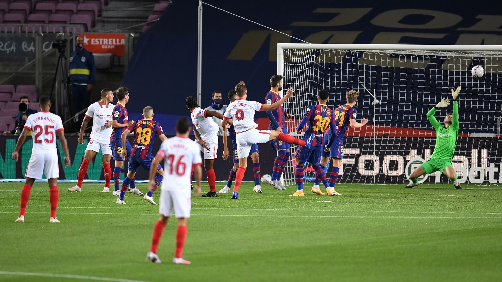 Barcelona Sevilla La Liga 041020