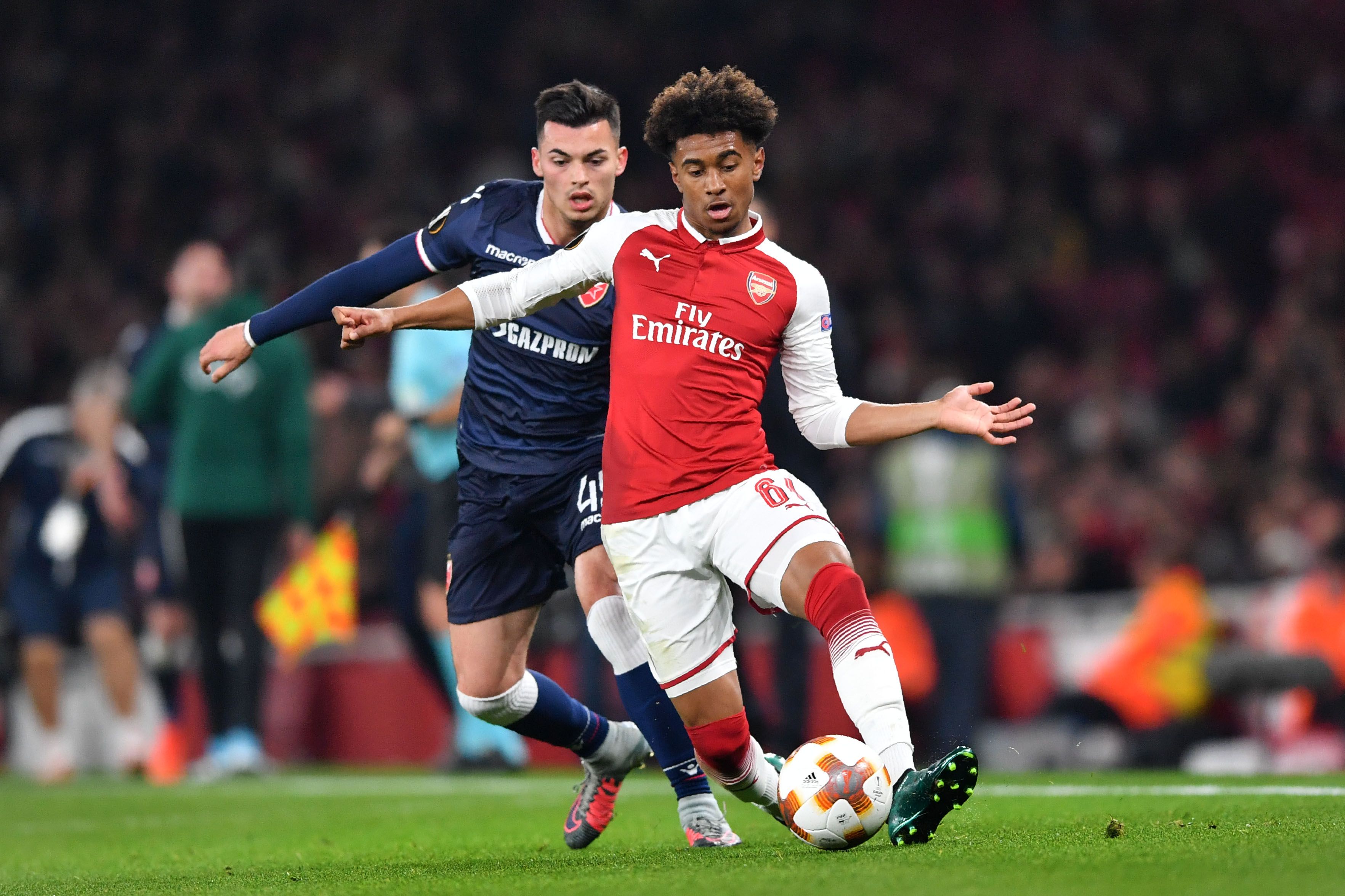 Reiss Nelson vs Red Star 03-11-17