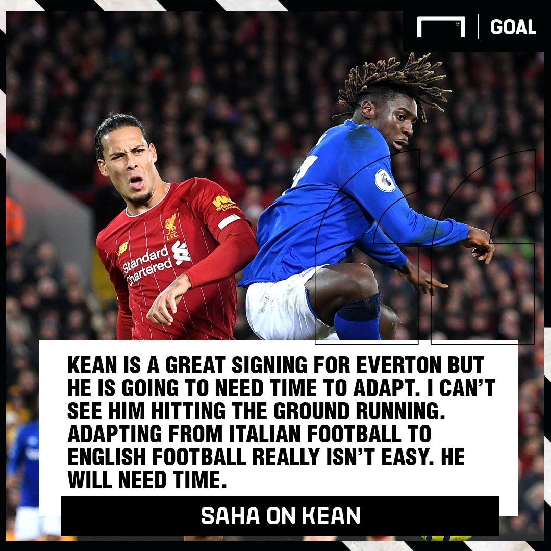 Moise Kean Saha Everton PS