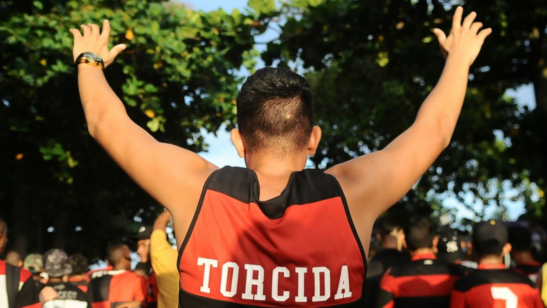 Torcida Flamengo AeroFla 24 04 2017