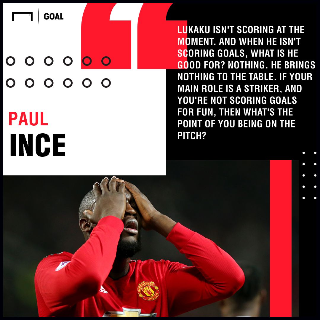Romelu Lukaku brings nothing to the table Paul Ince